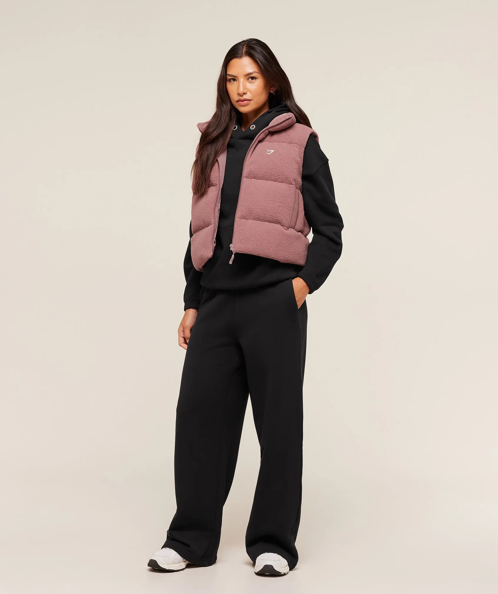 Gymshark Borg Puffer Vest - Chestnut Pink sold by Gymshark product image thumbnail 4