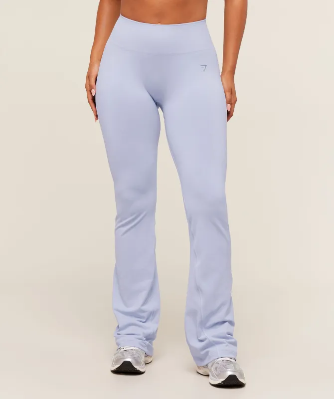 Gymshark Soft Sculpt Flared Leggings - Peri Blue sold by Gymshark
