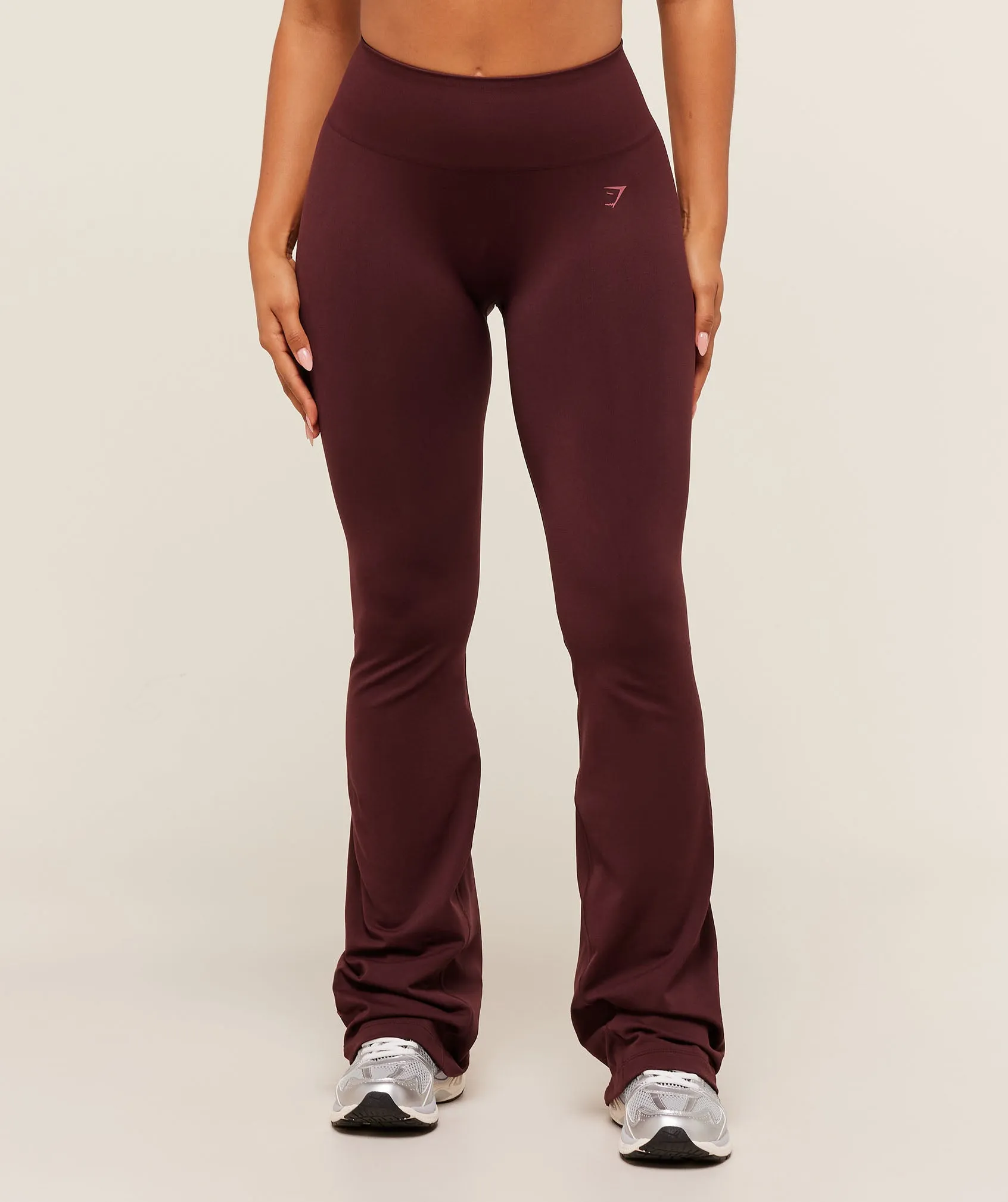 Gymshark Soft Sculpt Flared Leggings - Rich Maroon sold by Gymshark