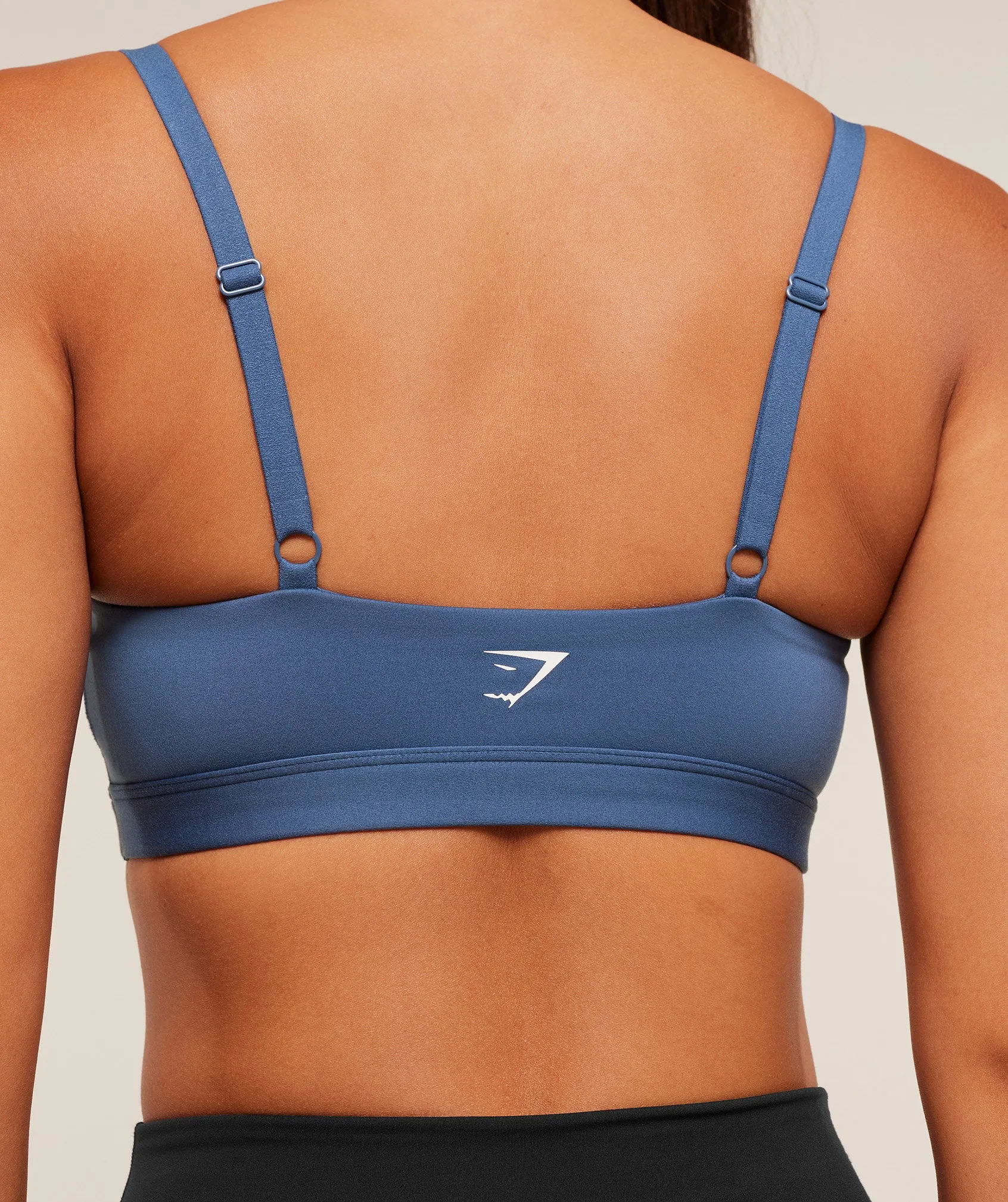 Gymshark Balcony Peekaboo Sports Bra - Compound Blue sold by Gymshark product image thumbnail 4