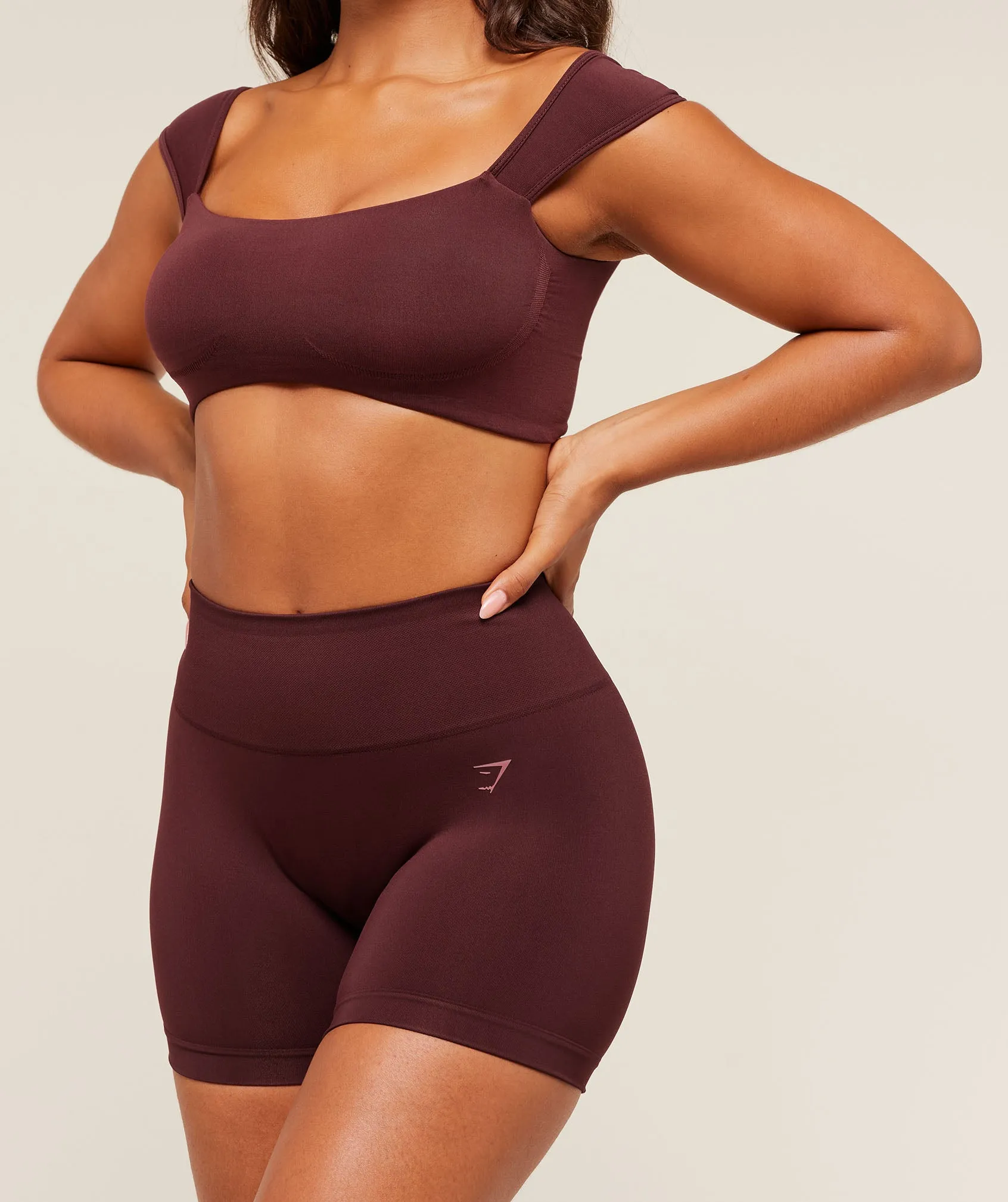 Gymshark Soft Sculpt Shorts - Rich Maroon sold by Gymshark product image thumbnail 5