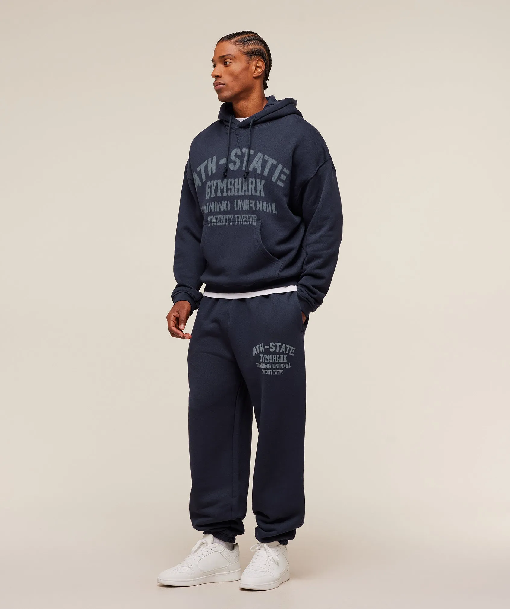 Gymshark Collegiate Hoodie - Heavy Blue sold by Gymshark product image thumbnail 4