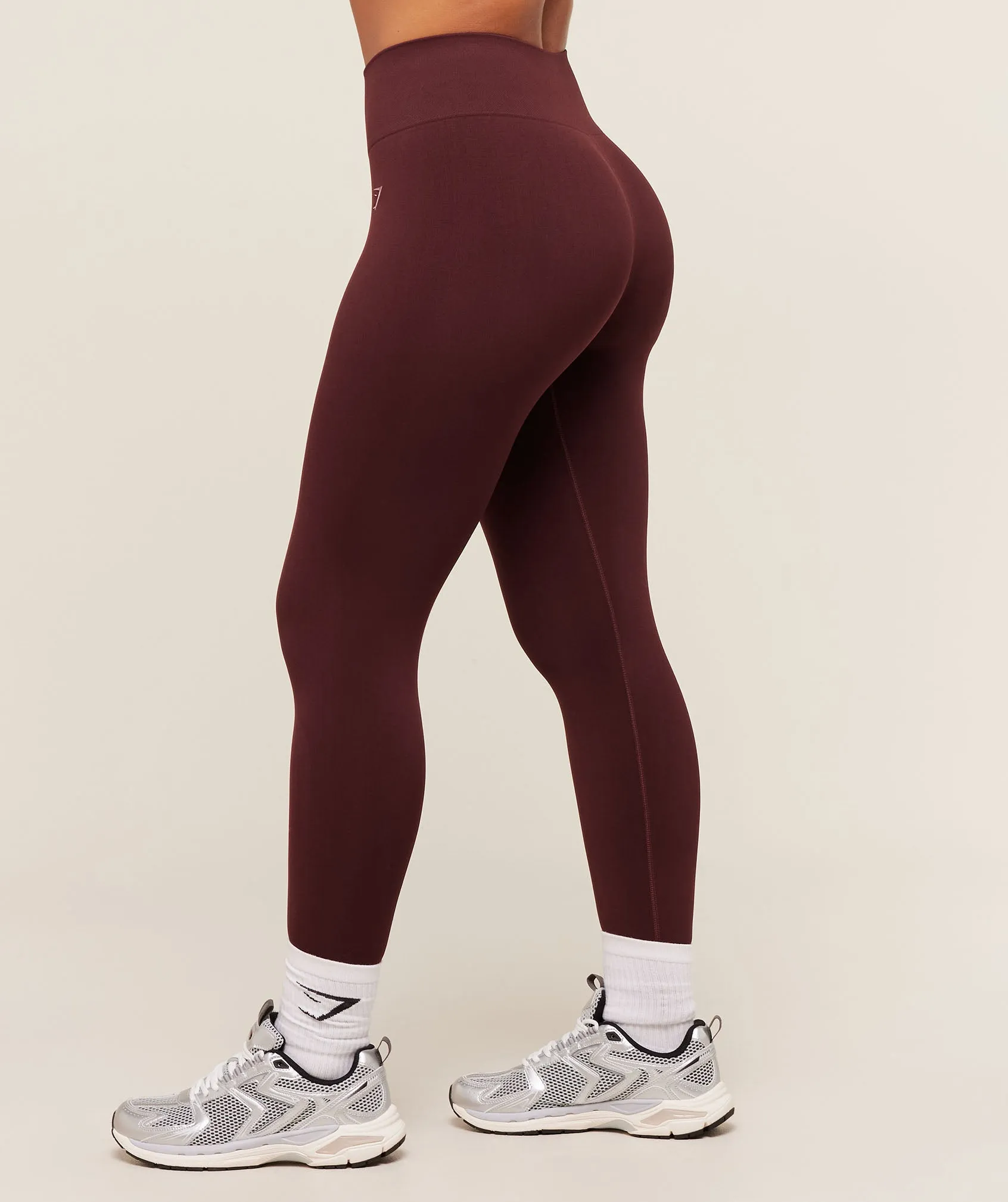 Gymshark Soft Sculpt Leggings - Rich Maroon sold by Gymshark product image thumbnail 3