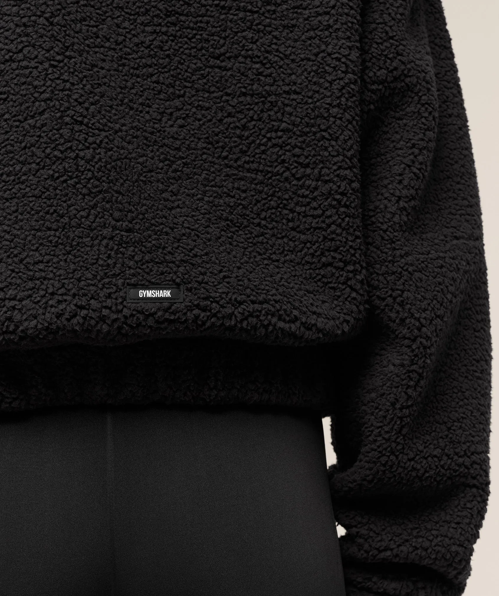 Gymshark Sherpa Jacket - Black sold by Gymshark product image thumbnail 5