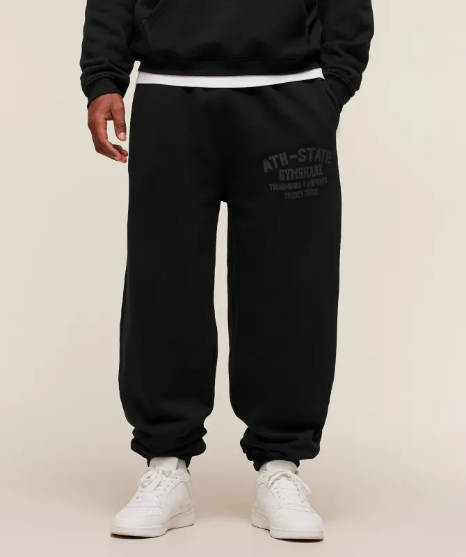 Gymshark Collegiate Joggers - Black sold by Gymshark