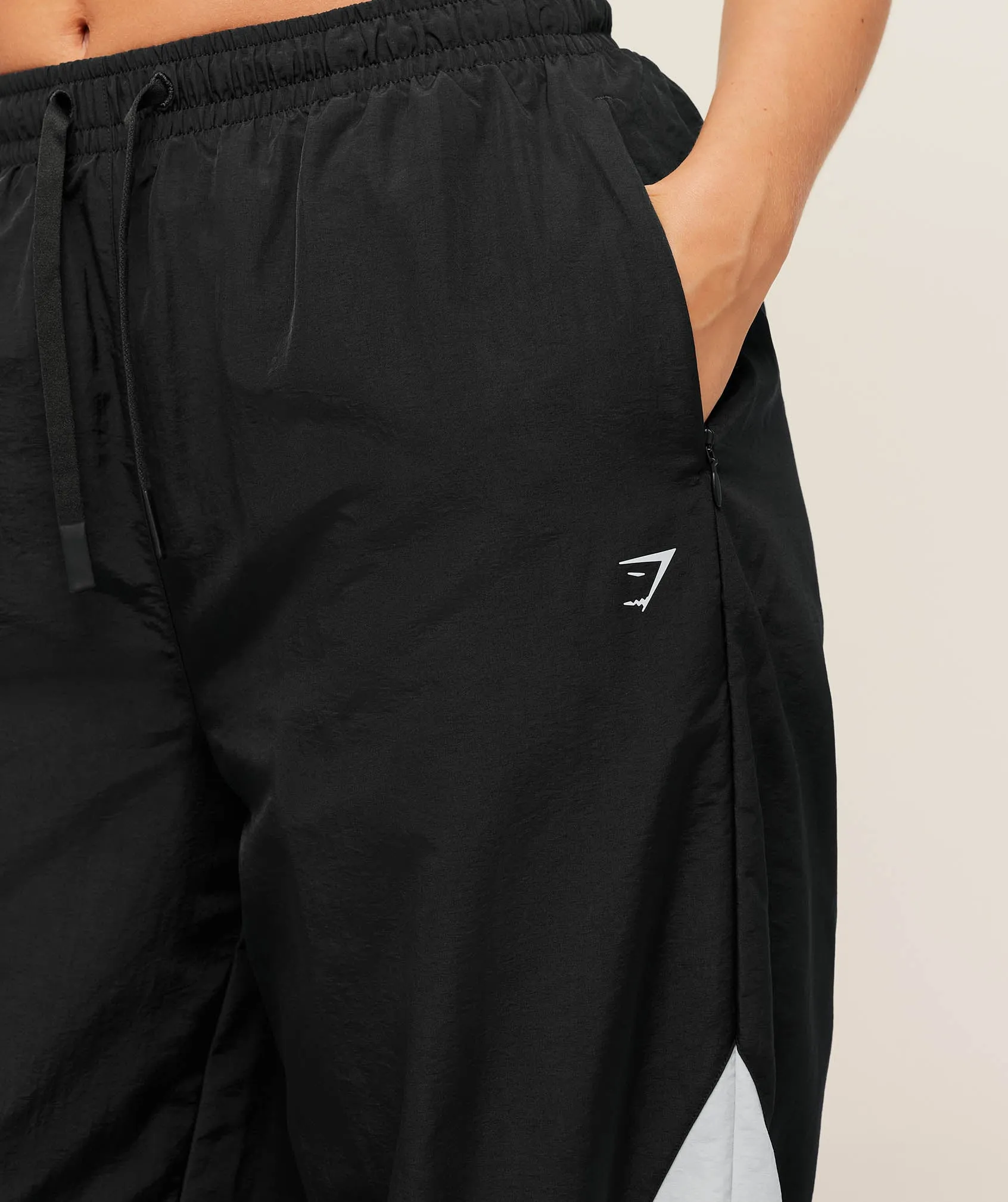 Gymshark Contrast Track Pants - Black/Graphite Grey/Oat White sold by Gymshark product image thumbnail 4
