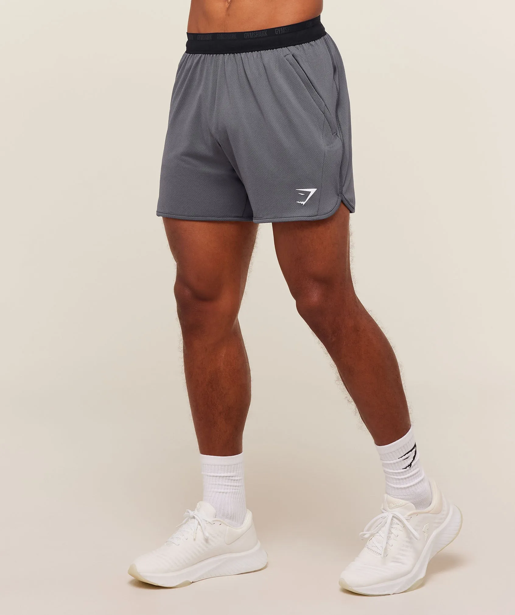 Gymshark Mesh Hybrid 5" Shorts - Dark Grey sold by Gymshark product image thumbnail 3