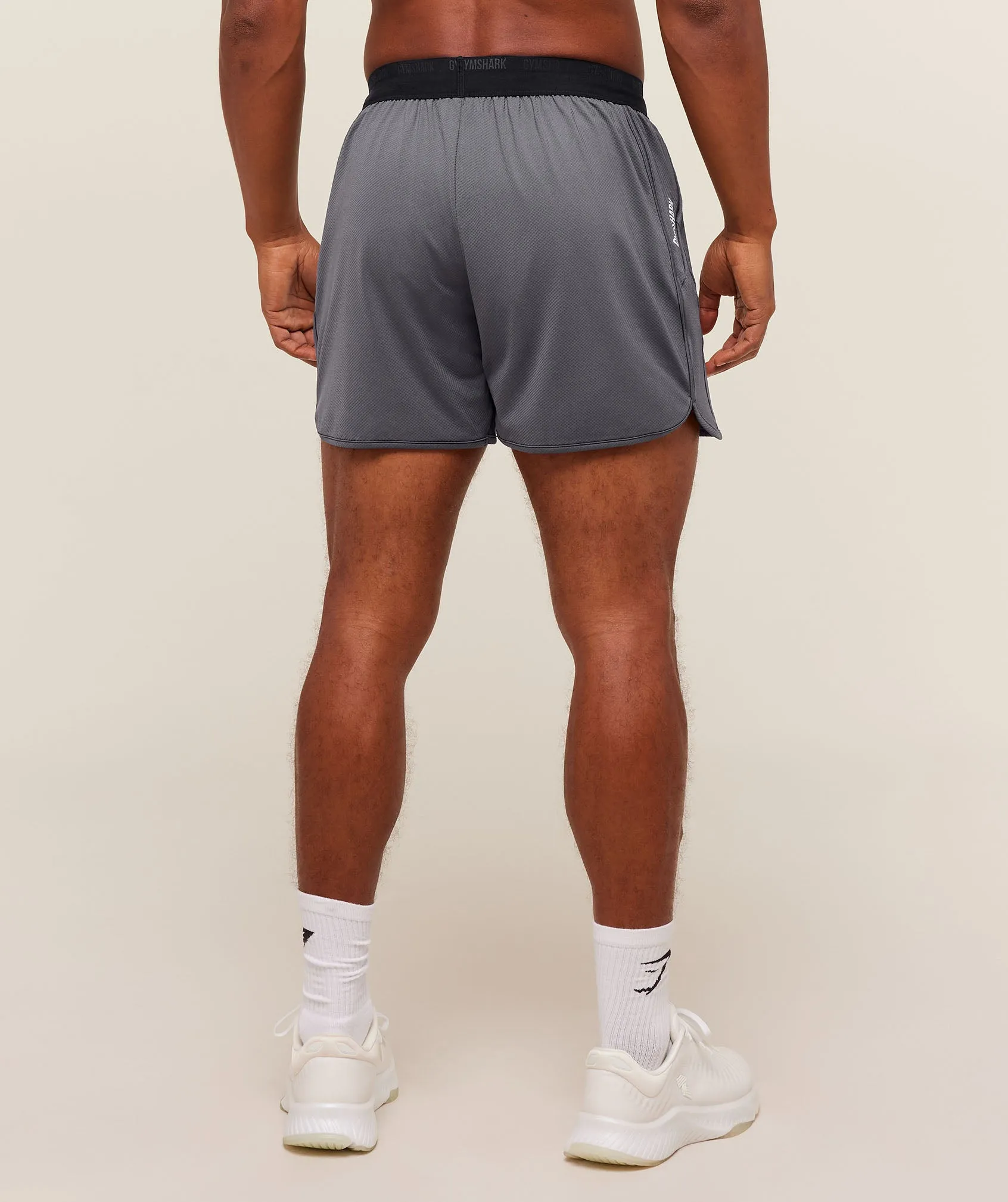 Gymshark Mesh Hybrid 5" Shorts - Dark Grey sold by Gymshark product image thumbnail 2