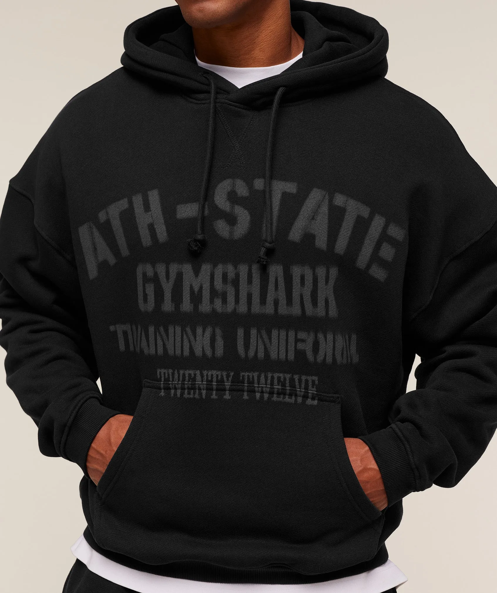 Gymshark Collegiate Hoodie - Black sold by Gymshark product image thumbnail 5