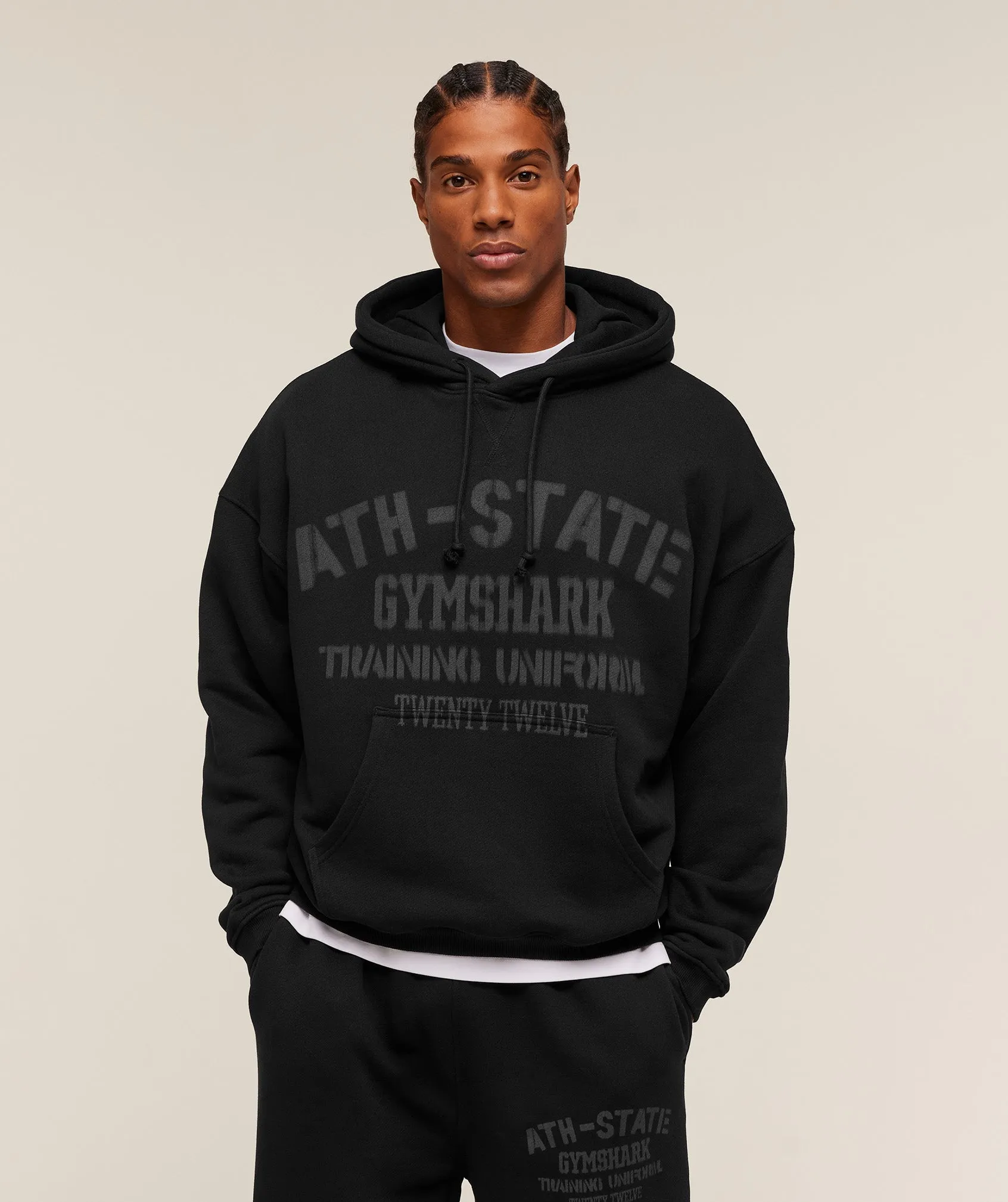Gymshark Collegiate Hoodie - Black sold by Gymshark