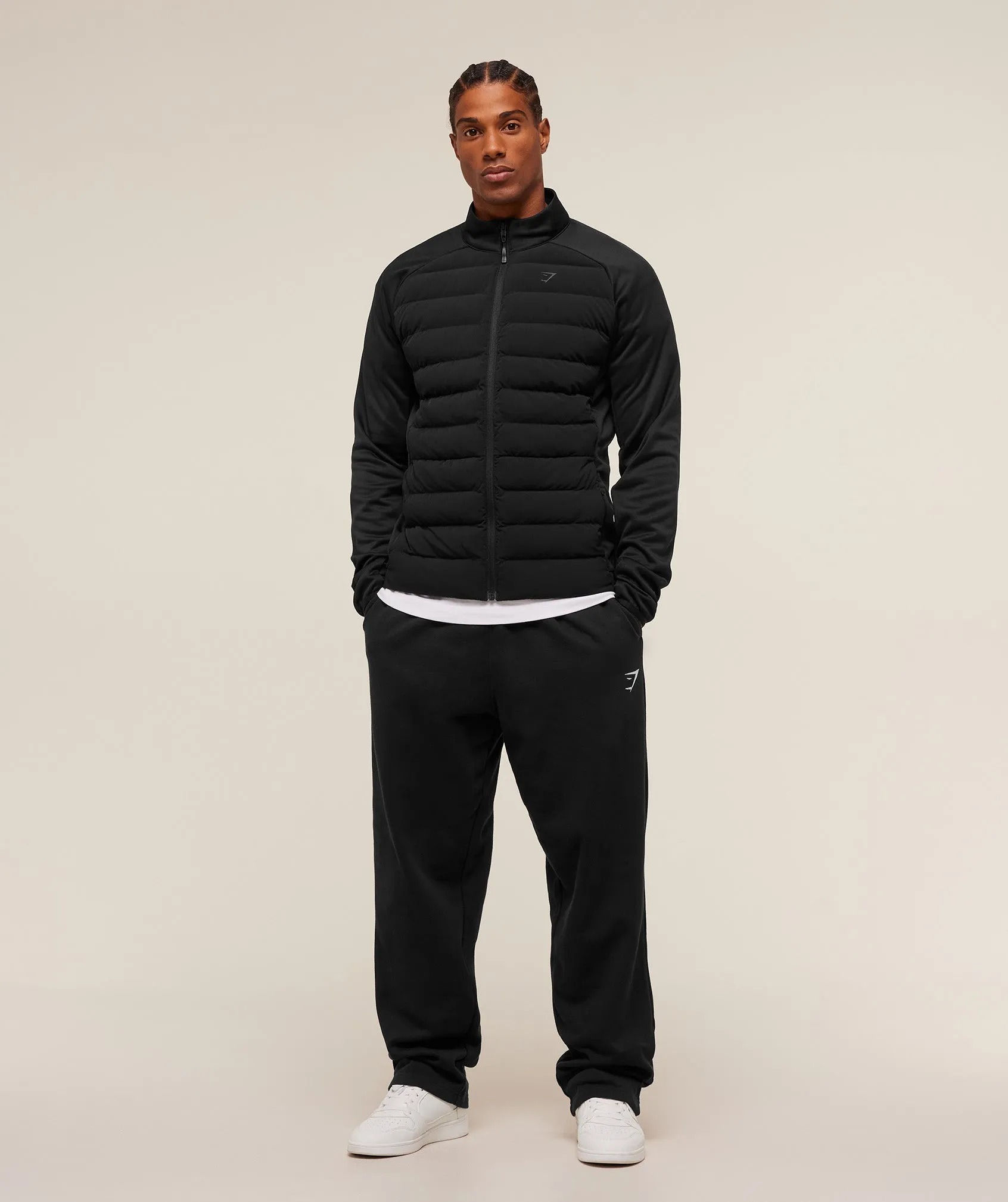 Gymshark Hybrid Quilted Jacket - Black sold by Gymshark product image thumbnail 4