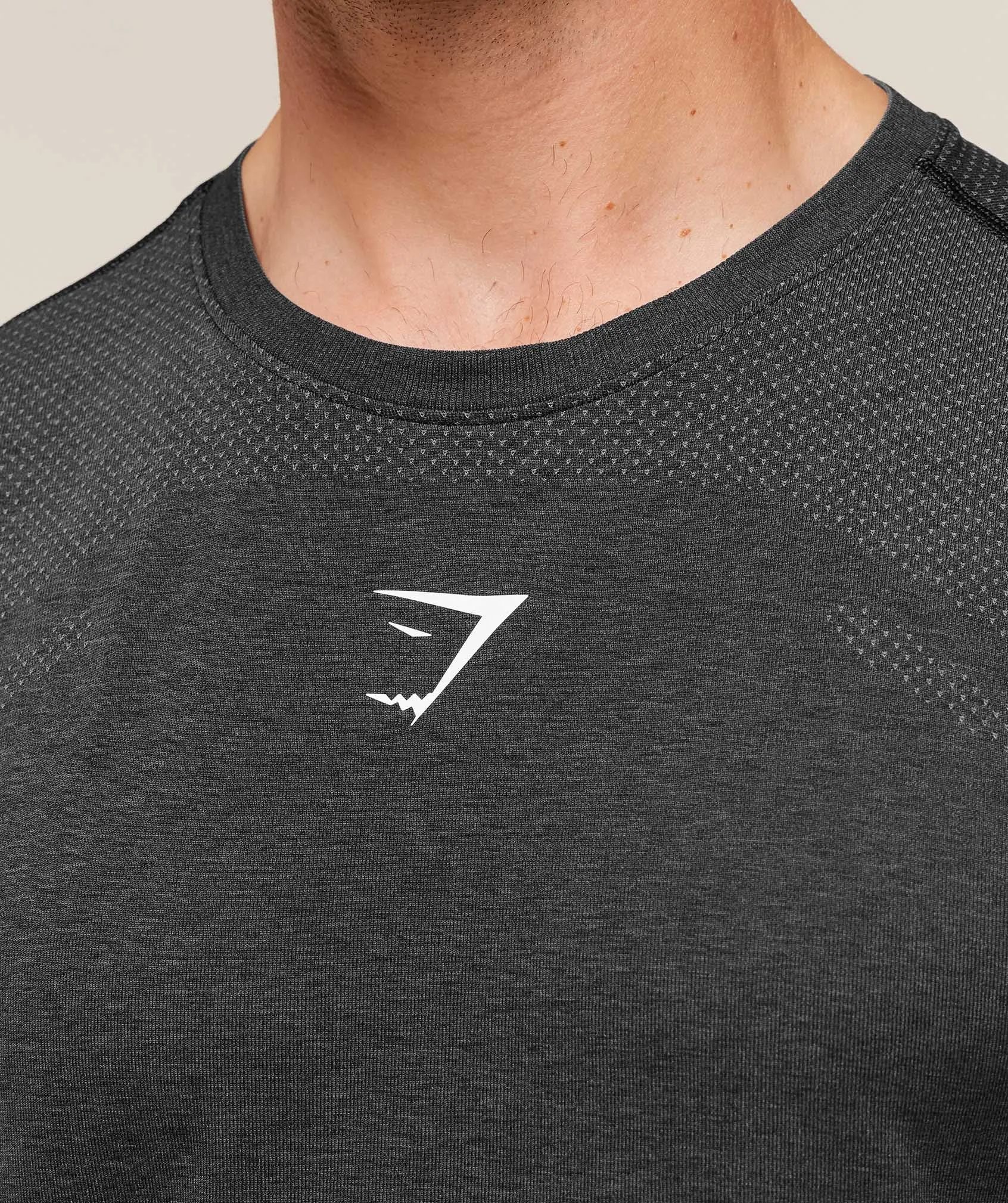 Gymshark Lightweight Seamless Tank - Black/Silhouette Grey sold by Gymshark product image thumbnail 5