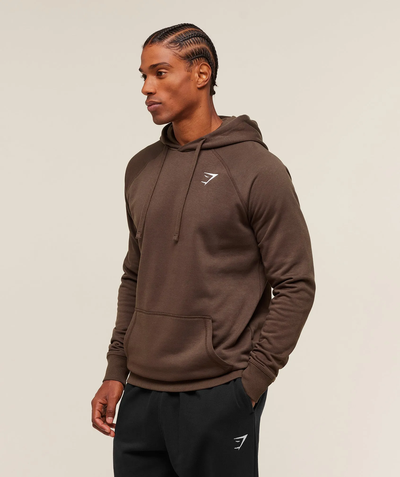 Gymshark Crest Hoodie - Archive Brown sold by Gymshark product image thumbnail 3