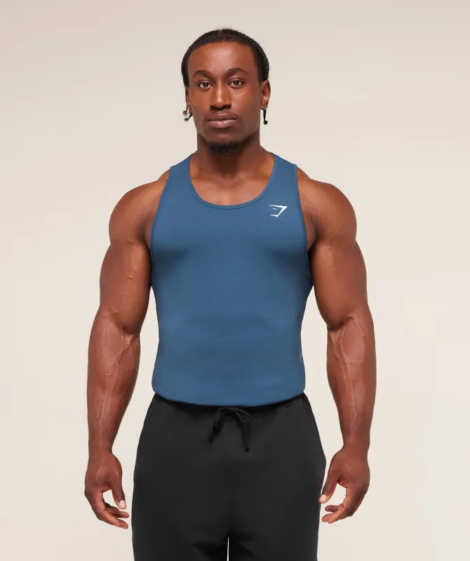Gymshark Critical Tank - Compound Blue sold by Gymshark