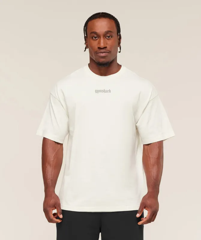 Gymshark Olde English T-Shirt - Soft White sold by Gymshark
