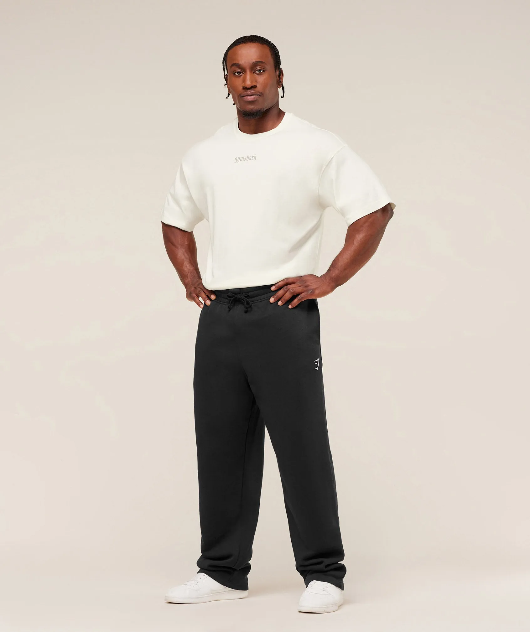 Gymshark Olde English T-Shirt - Soft White sold by Gymshark product image thumbnail 4