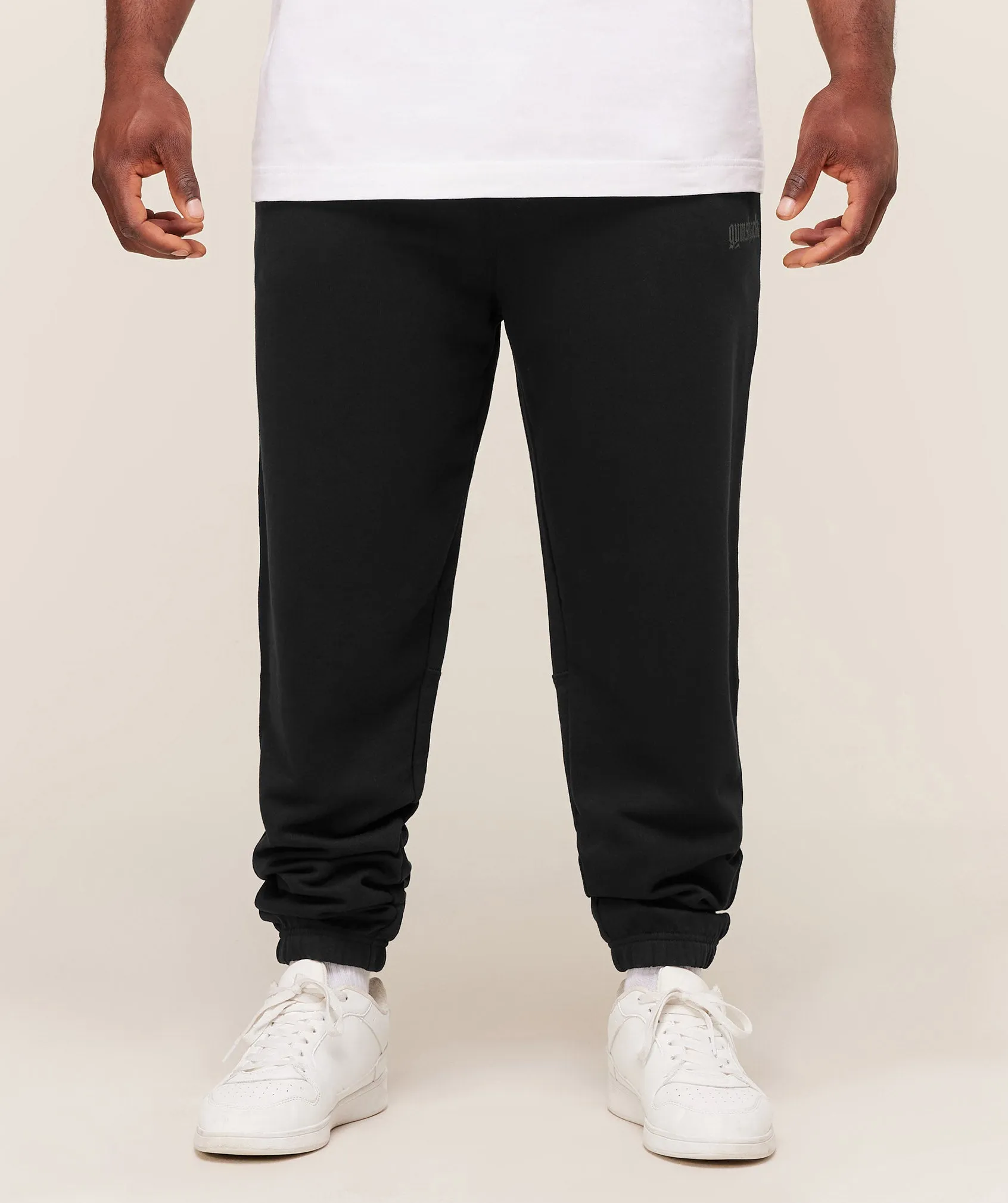 Gymshark Olde English Joggers - Black sold by Gymshark