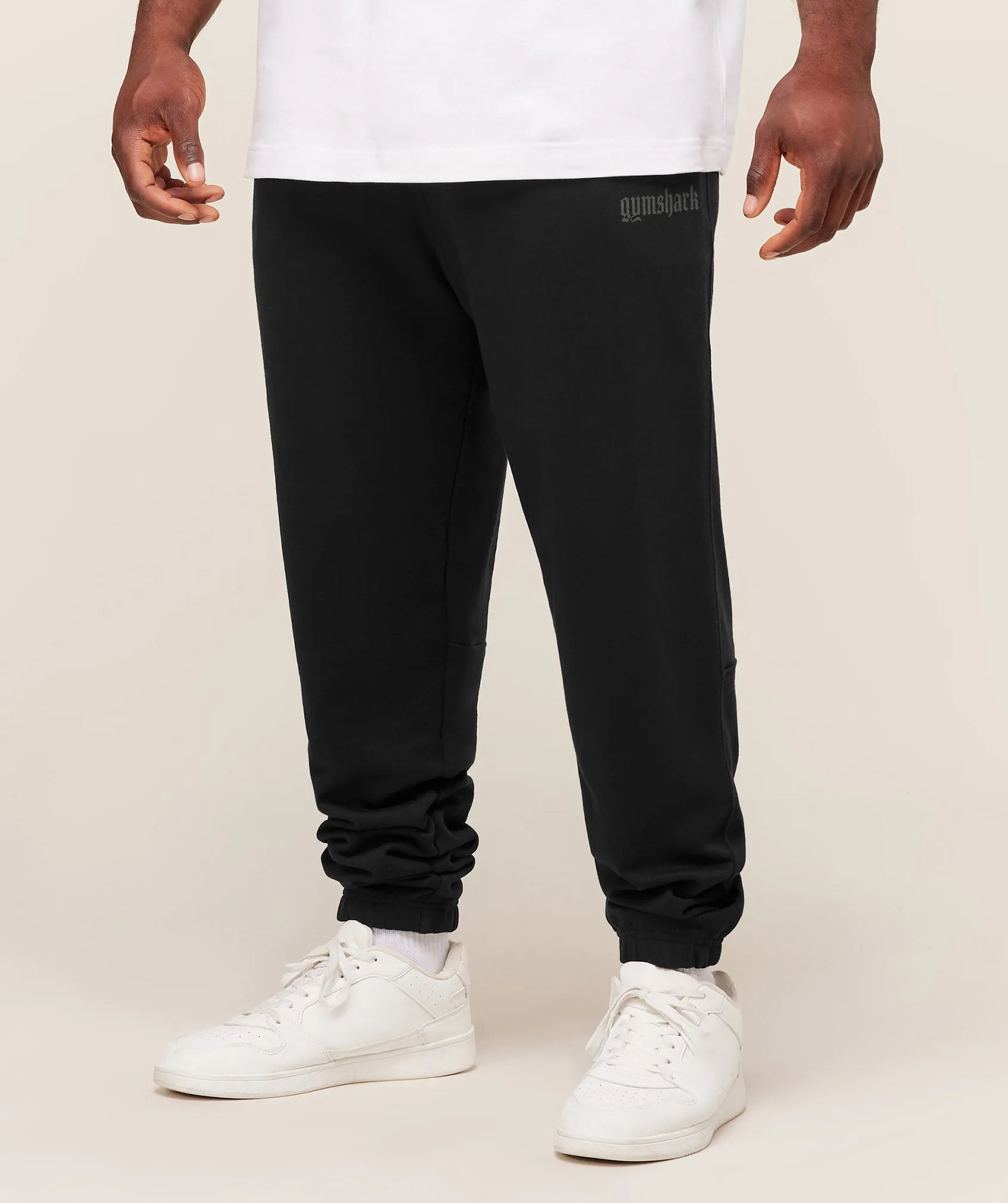Gymshark Olde English Joggers - Black sold by Gymshark product image thumbnail 2