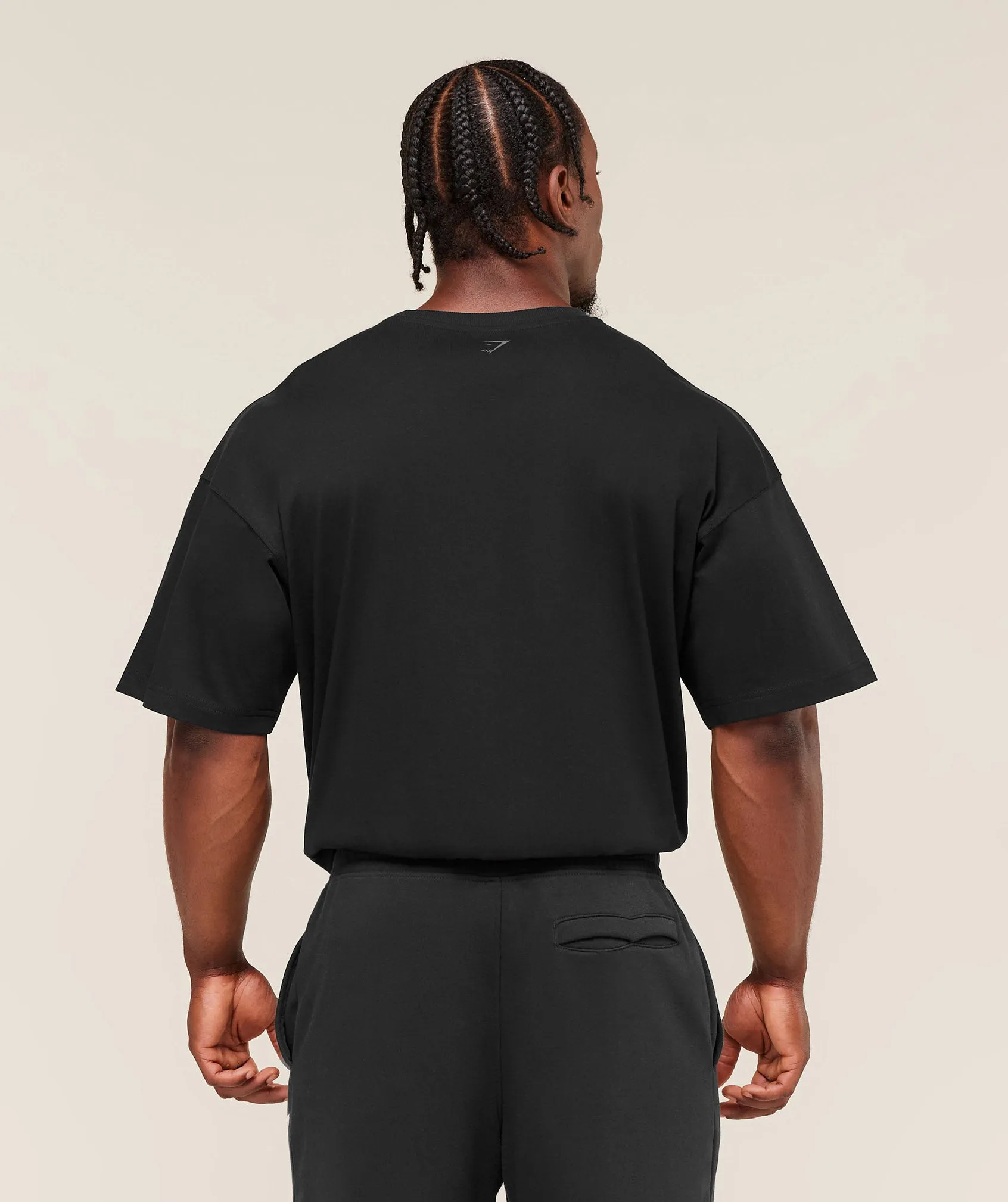 Gymshark Olde English T-Shirt - Black sold by Gymshark product image thumbnail 2