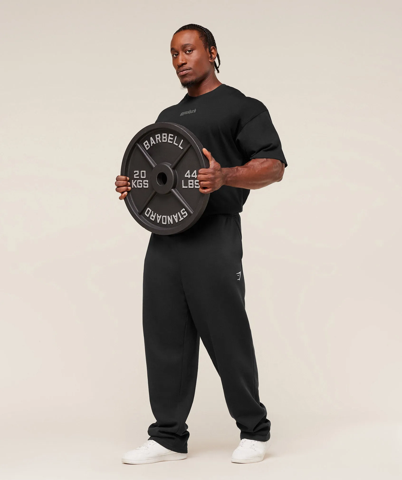 Gymshark Olde English T-Shirt - Black sold by Gymshark product image thumbnail 4