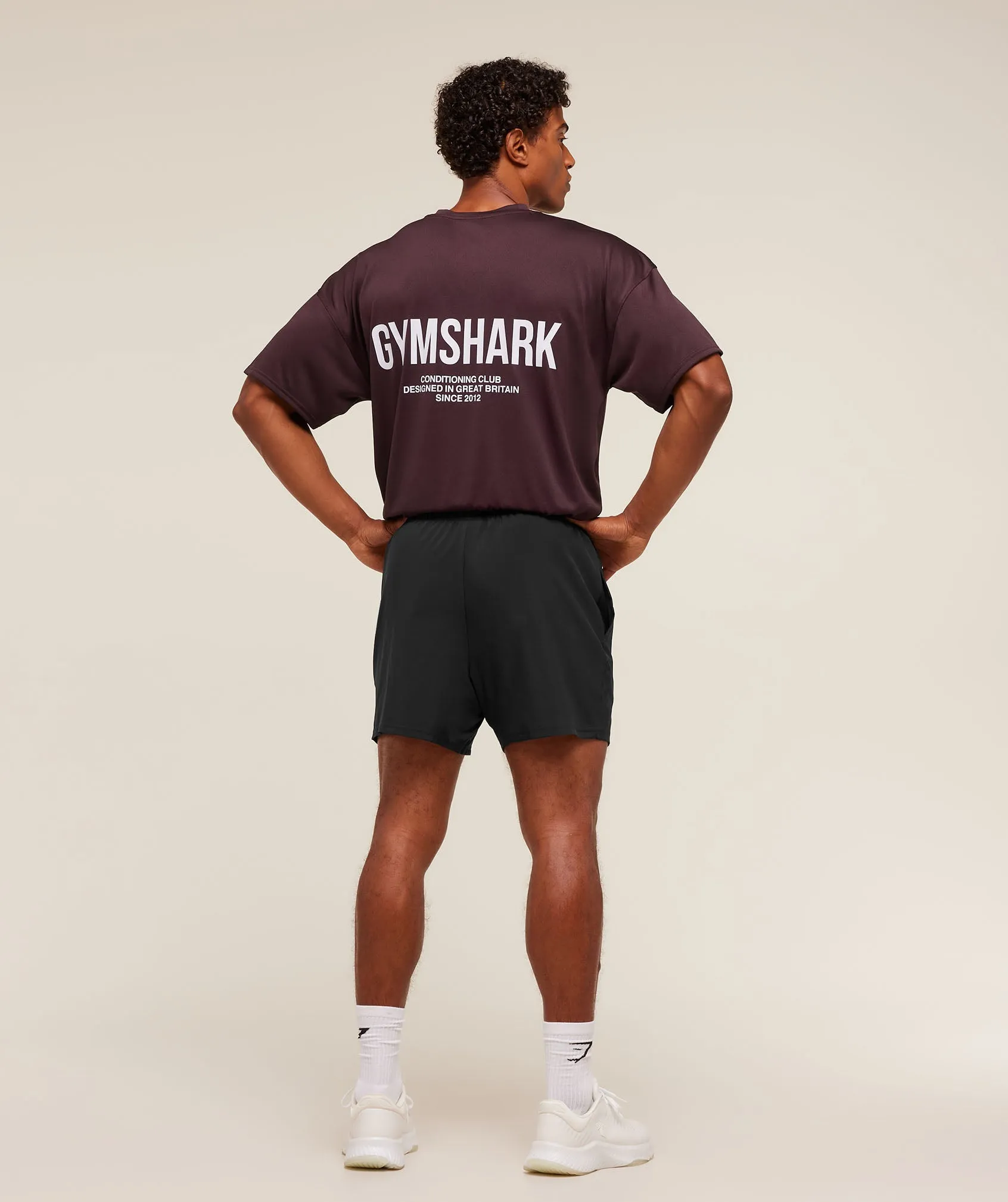 Gymshark Conditioning Club Oversized T-Shirt - Cherry Purple sold by Gymshark product image thumbnail 4