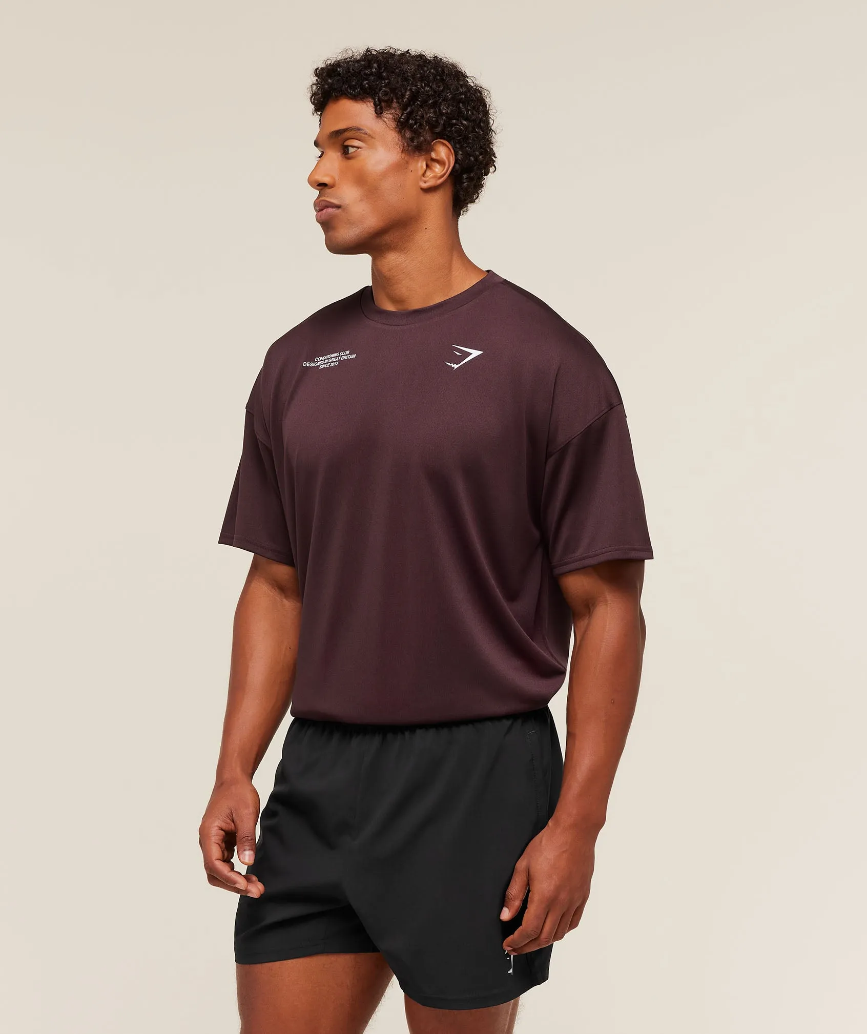 Gymshark Conditioning Club Oversized T-Shirt - Cherry Purple sold by Gymshark product image thumbnail 2