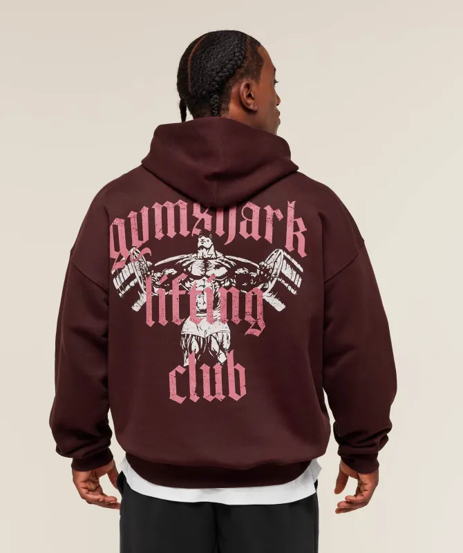 Gymshark Lifting Club Hoodie - Rich Maroon sold by Gymshark