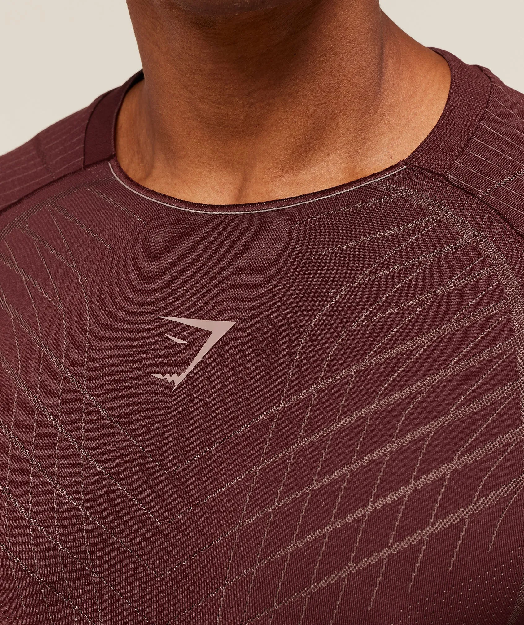 Gymshark Apex Seamless T-Shirt - Rich Maroon/Chestnut Pink sold by Gymshark product image thumbnail 5