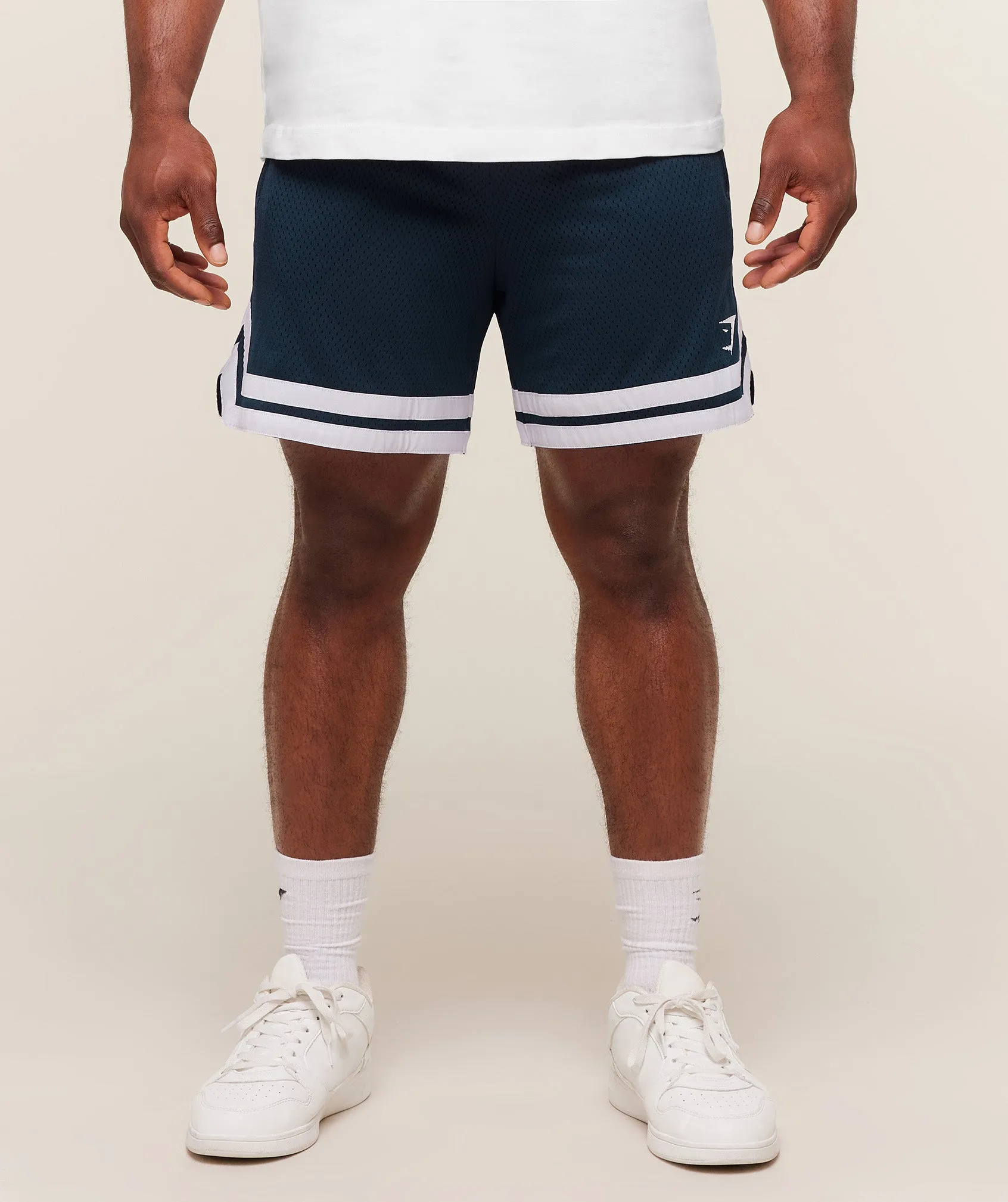 Gymshark Campus Mesh Shorts - Deep Petrol Blue sold by Gymshark