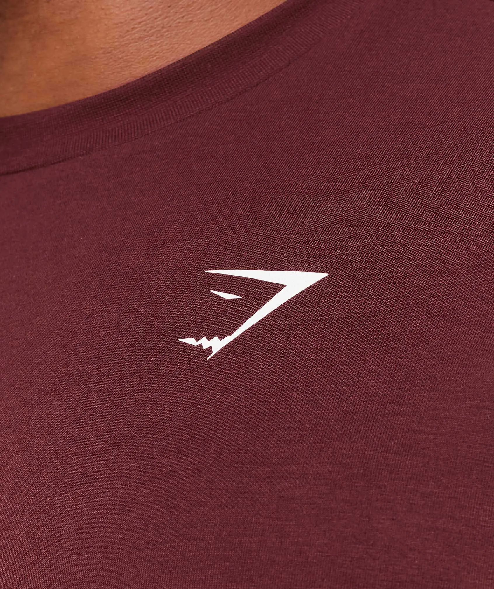 Gymshark Essential Oversized T-Shirt - Rich Maroon sold by Gymshark product image thumbnail 5