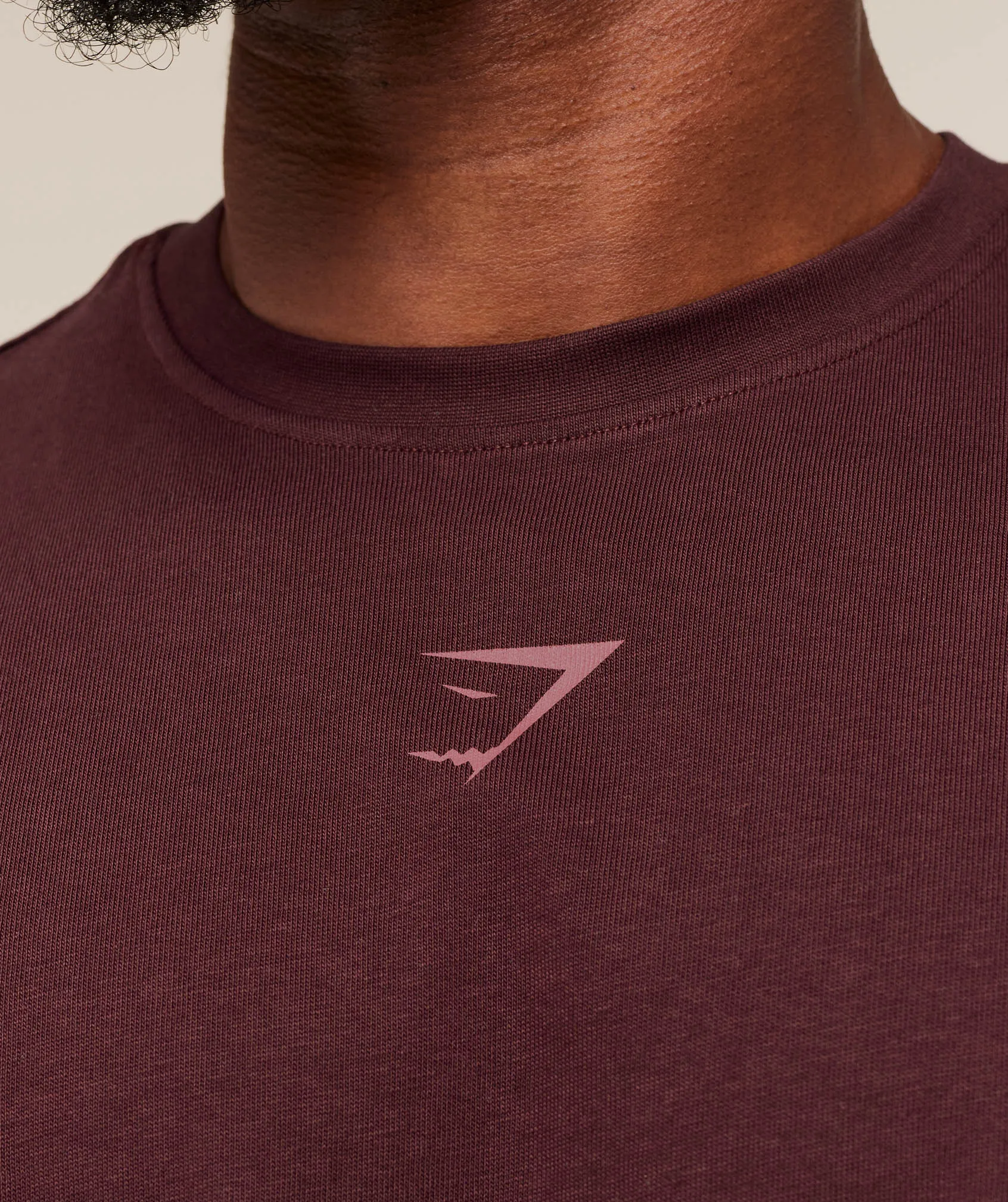Gymshark Lifting Club T-Shirt - Rich Maroon/Reset Pink sold by Gymshark product image thumbnail 5