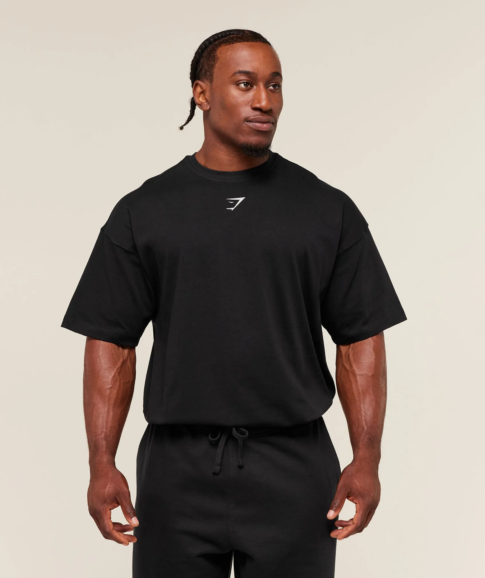 Gymshark Lifting Club T-Shirt - Black/Pebble Grey sold by Gymshark product image thumbnail 2