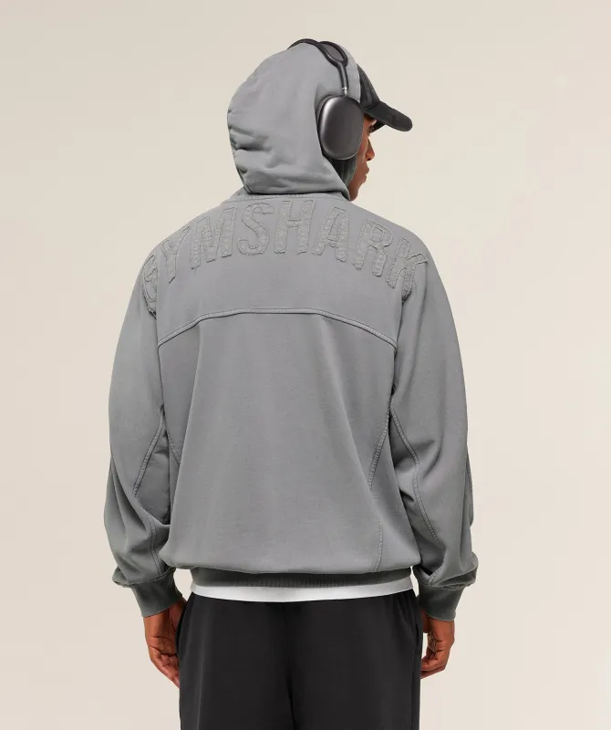 Gymshark Power Washed Hoodie - GS Medium Grey sold by Gymshark