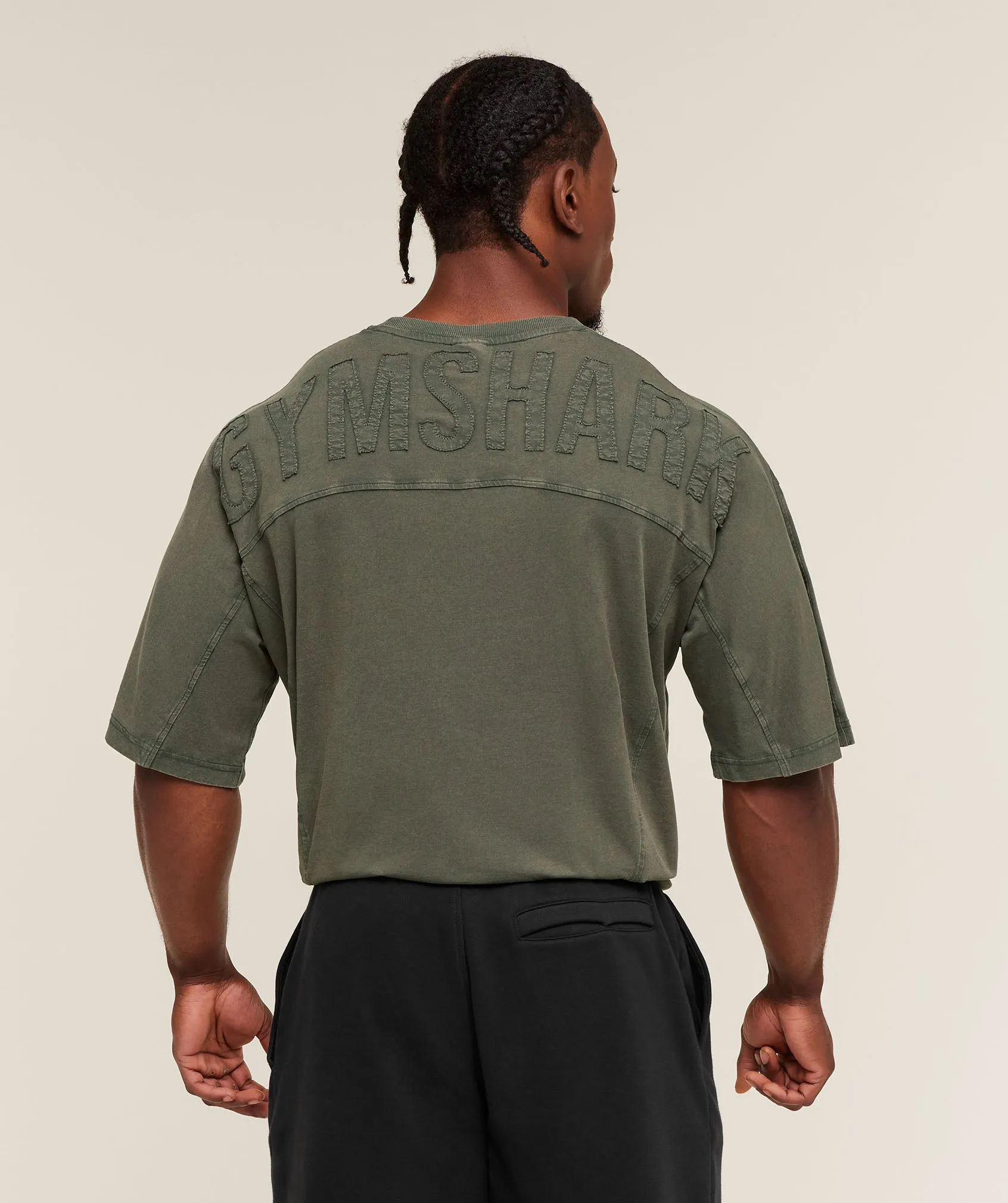 Gymshark Power Washed T-Shirt - GS Strength Green sold by Gymshark