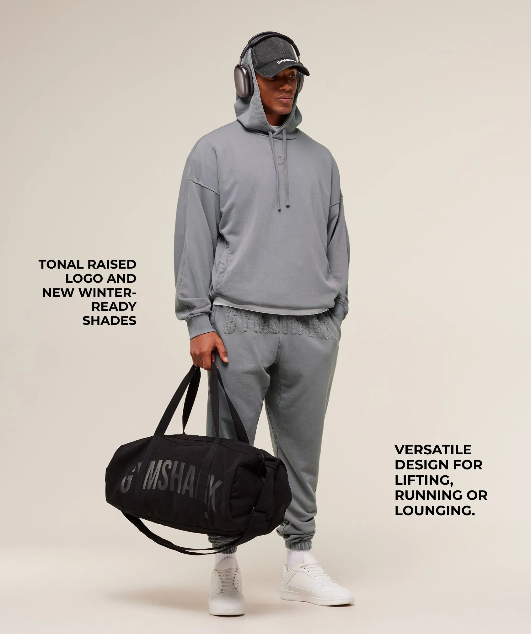 Gymshark Power Washed Joggers - GS Medium Grey sold by Gymshark product image thumbnail 2