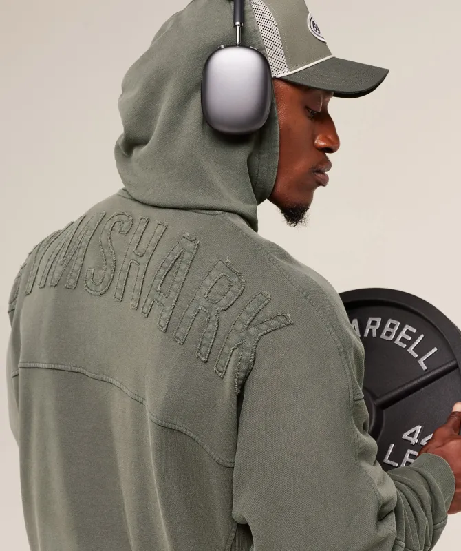 Gymshark Power Washed Hoodie - GS Strength Green sold by Gymshark