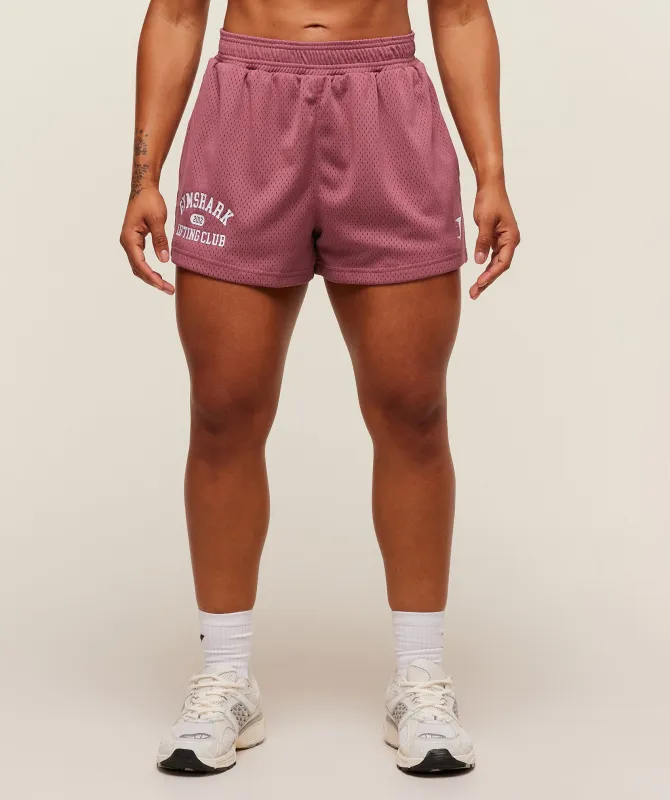 Gymshark Lifting Club Mesh Shorts - Reset Pink sold by Gymshark