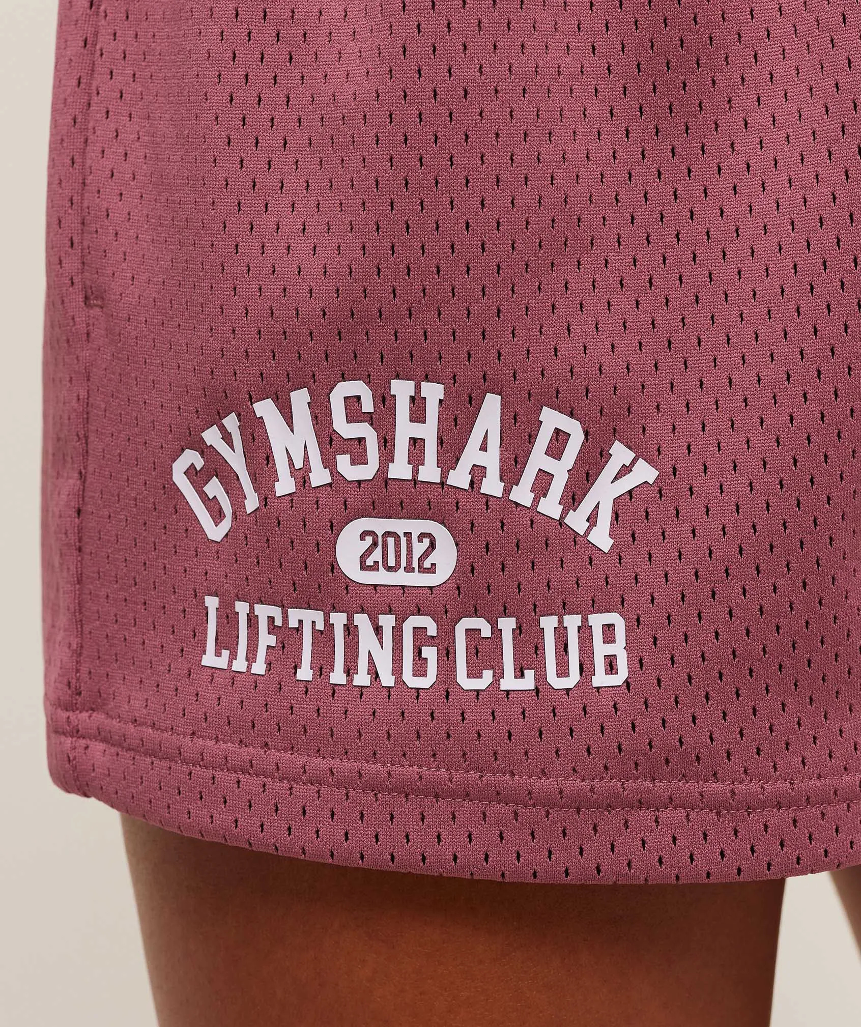 Gymshark Lifting Club Mesh Shorts - Reset Pink sold by Gymshark product image thumbnail 4