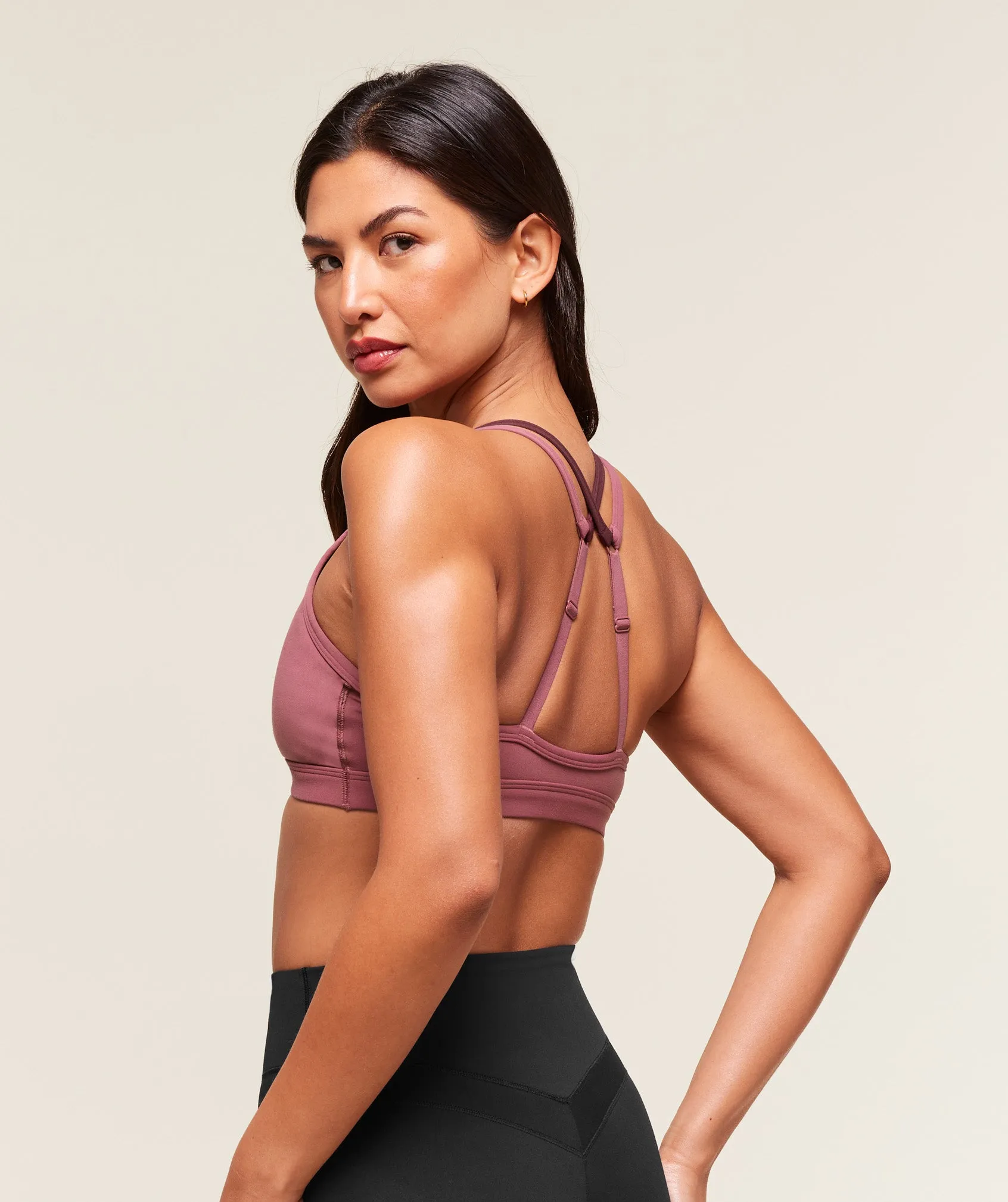 Gymshark Double Up Sports Bra - Reset Pink/Rich Maroon sold by Gymshark product image thumbnail 2