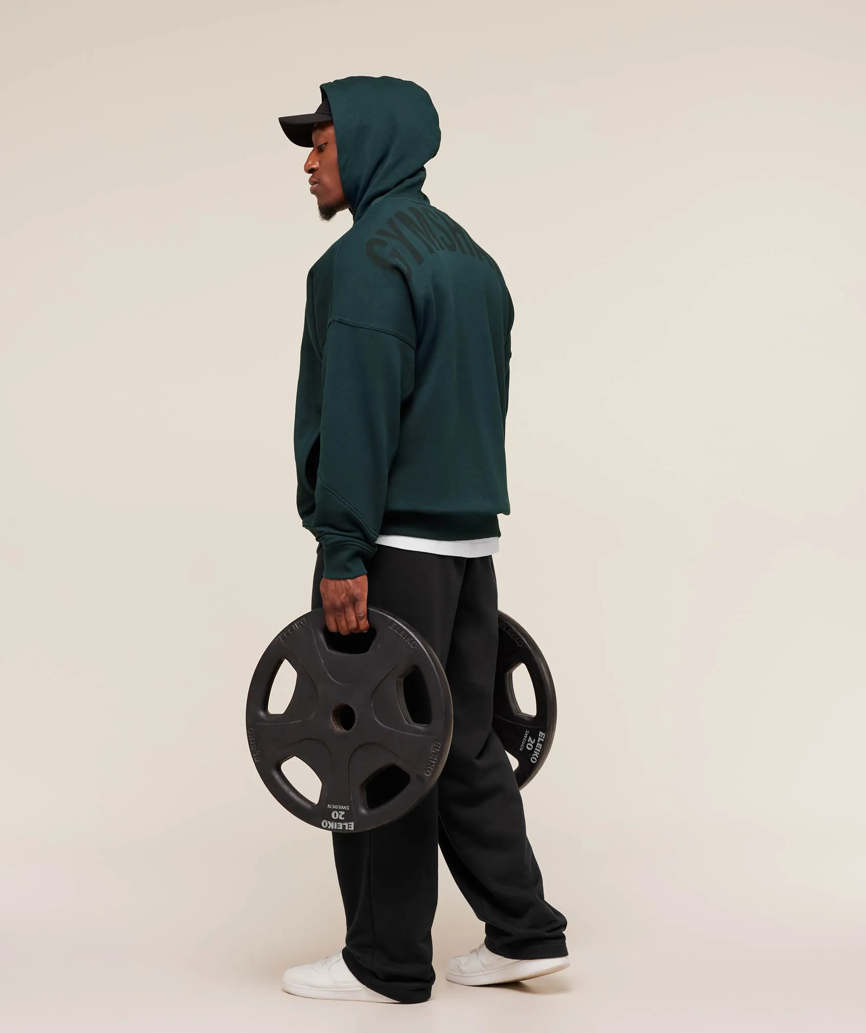 Gymshark Power Hoodie - Deep Petrol Blue sold by Gymshark product image thumbnail 4