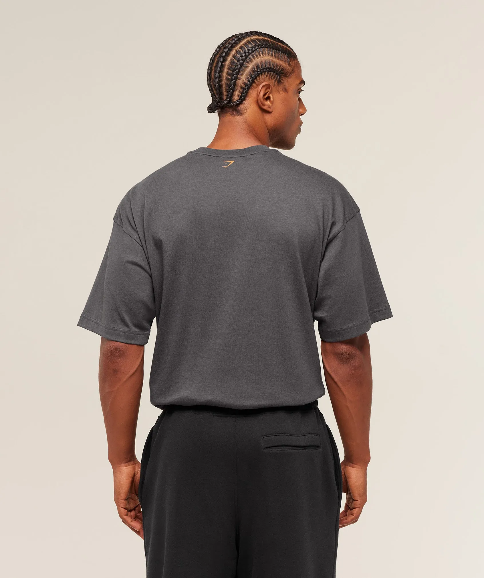 Gymshark Gymshark Lifting Barbell T-Shirt - Onyx Grey sold by Gymshark product image thumbnail 2