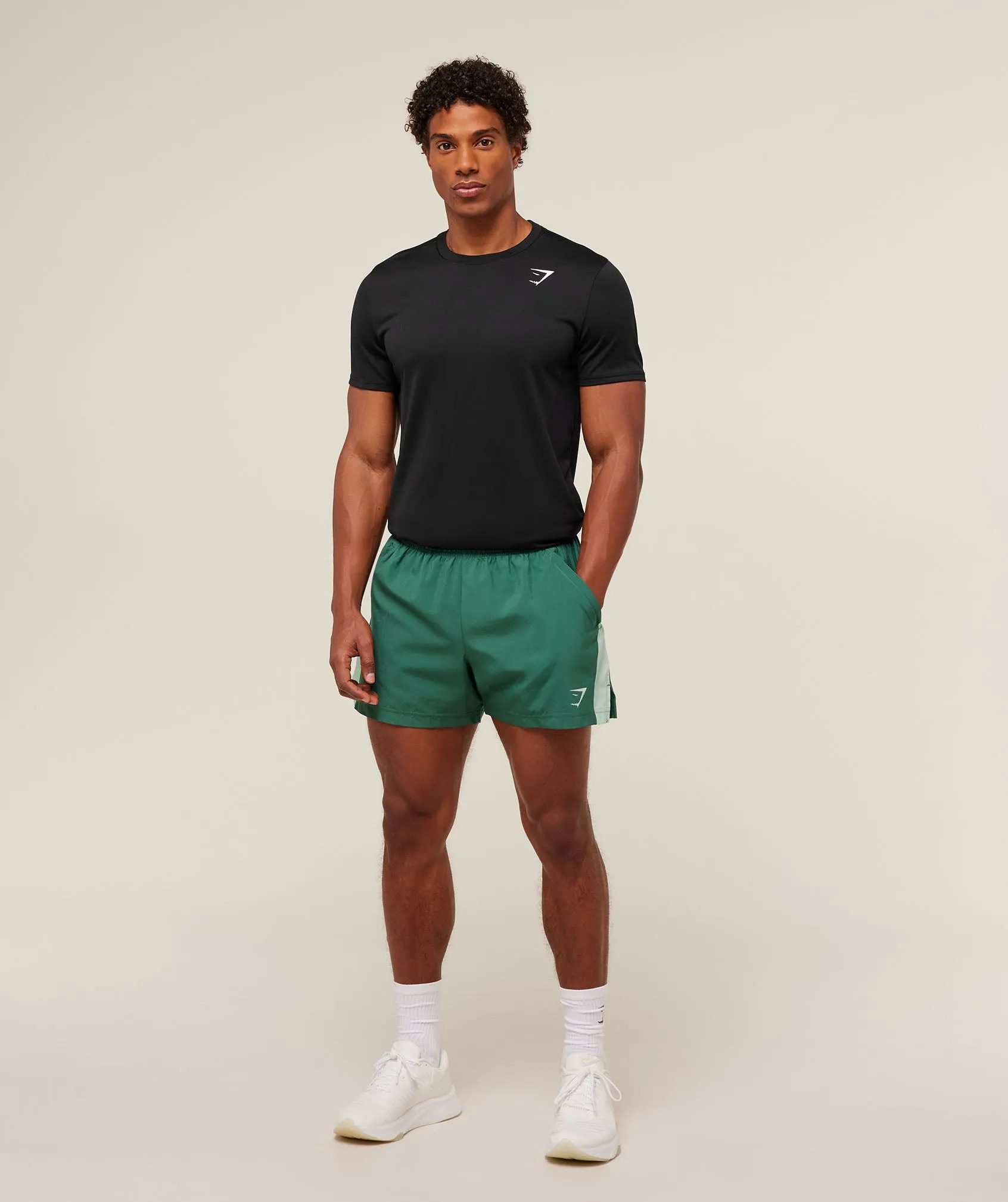 Gymshark Sport 5" Shorts - Lift Green/Clay Green sold by Gymshark product image thumbnail 4