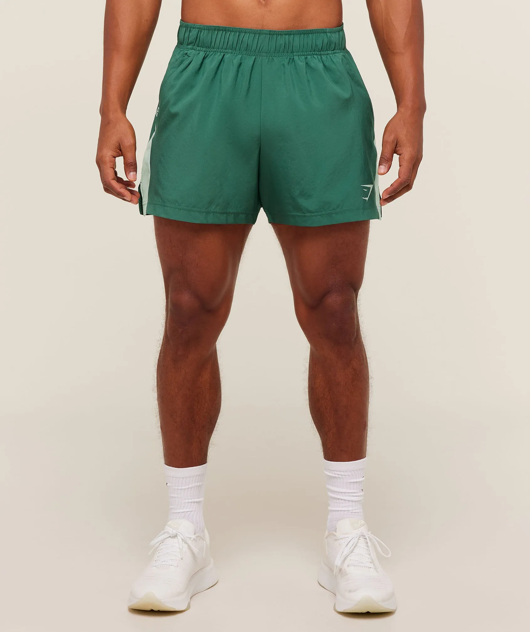 Gymshark Sport 5" Shorts - Lift Green/Clay Green sold by Gymshark