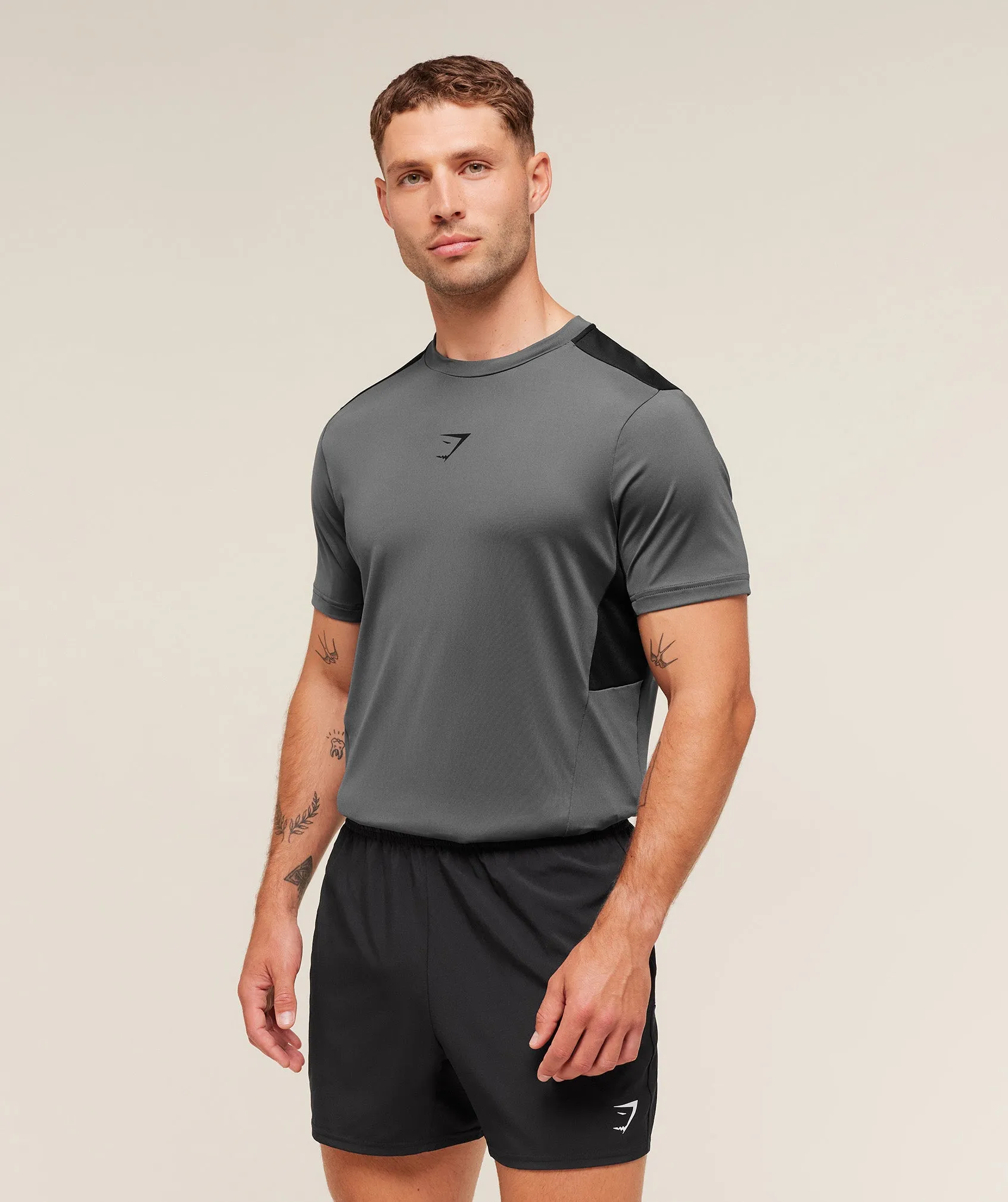Gymshark Sport T-Shirt - Dark Grey/Black sold by Gymshark product image thumbnail 3