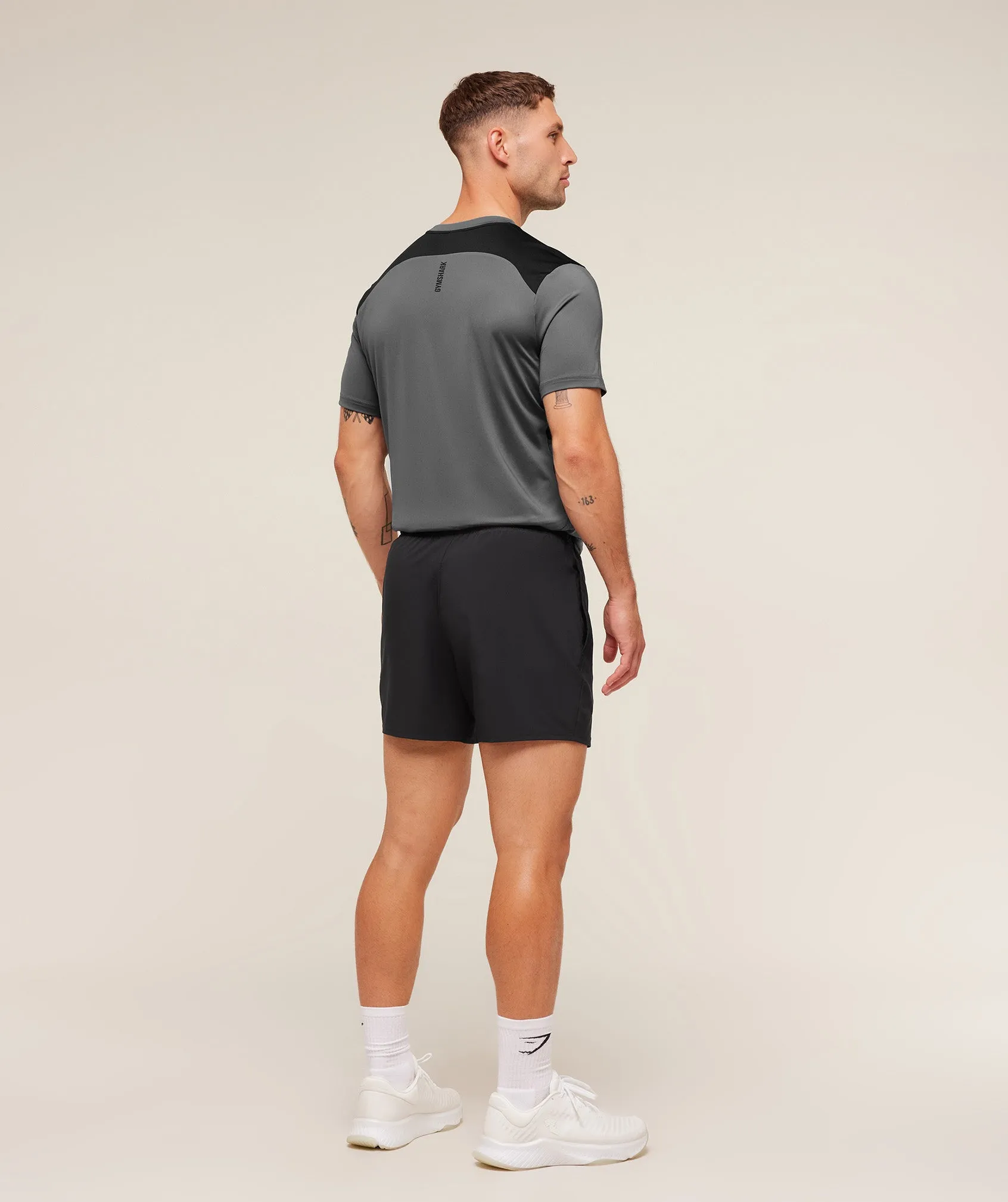 Gymshark Sport T-Shirt - Dark Grey/Black sold by Gymshark product image thumbnail 4