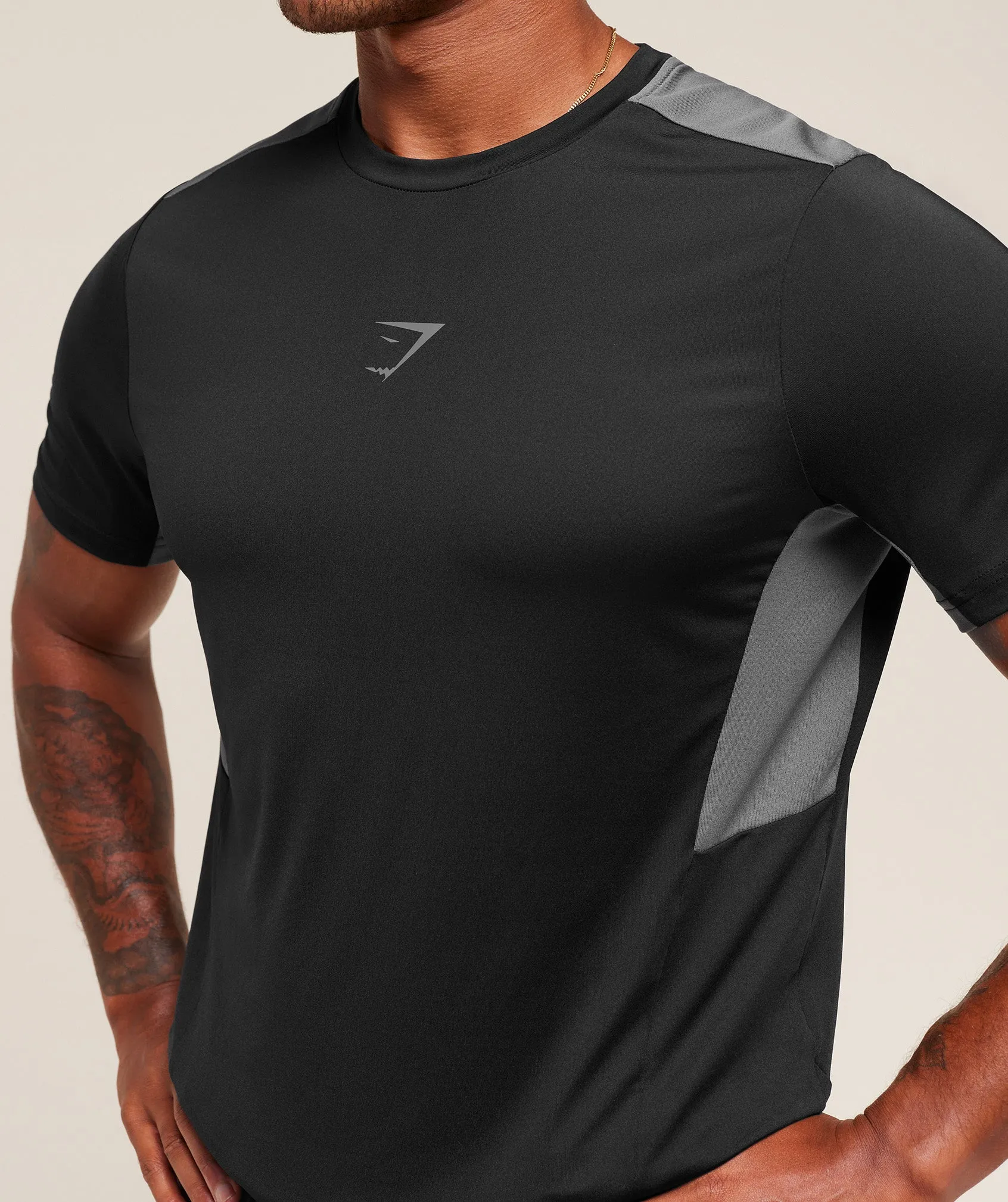 Gymshark Sport T-Shirt - Black/Dark Grey sold by Gymshark product image thumbnail 4