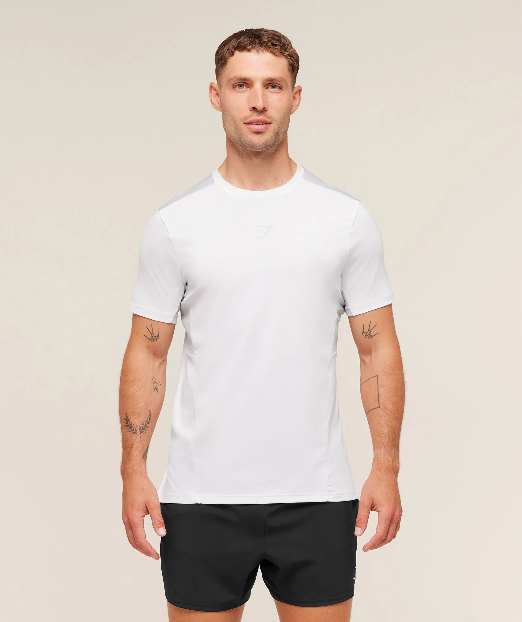 Gymshark Sport T-Shirt - White/Light Grey sold by Gymshark
