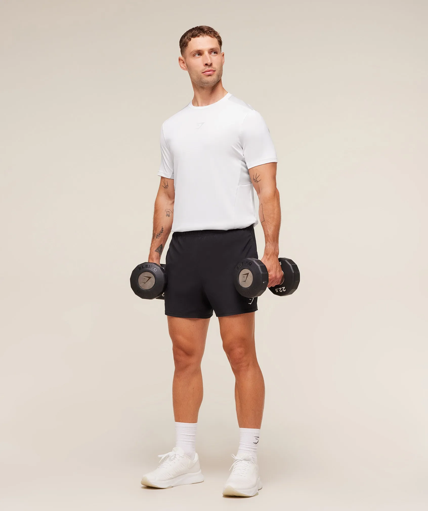 Gymshark Sport T-Shirt - White/Light Grey sold by Gymshark product image thumbnail 4