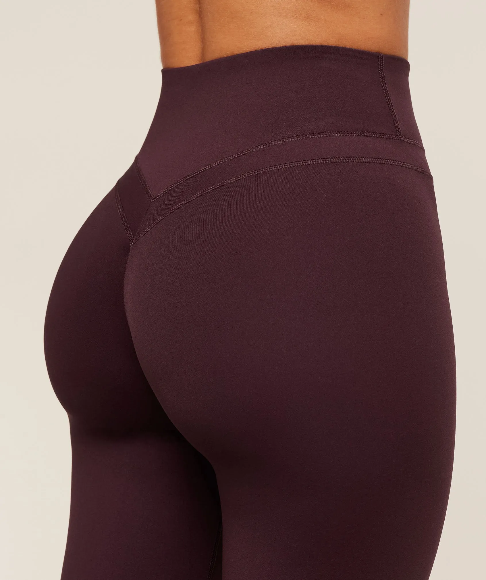 Gymshark Whitney Flared Leggings Short - Cherry Purple sold by Gymshark product image thumbnail 5