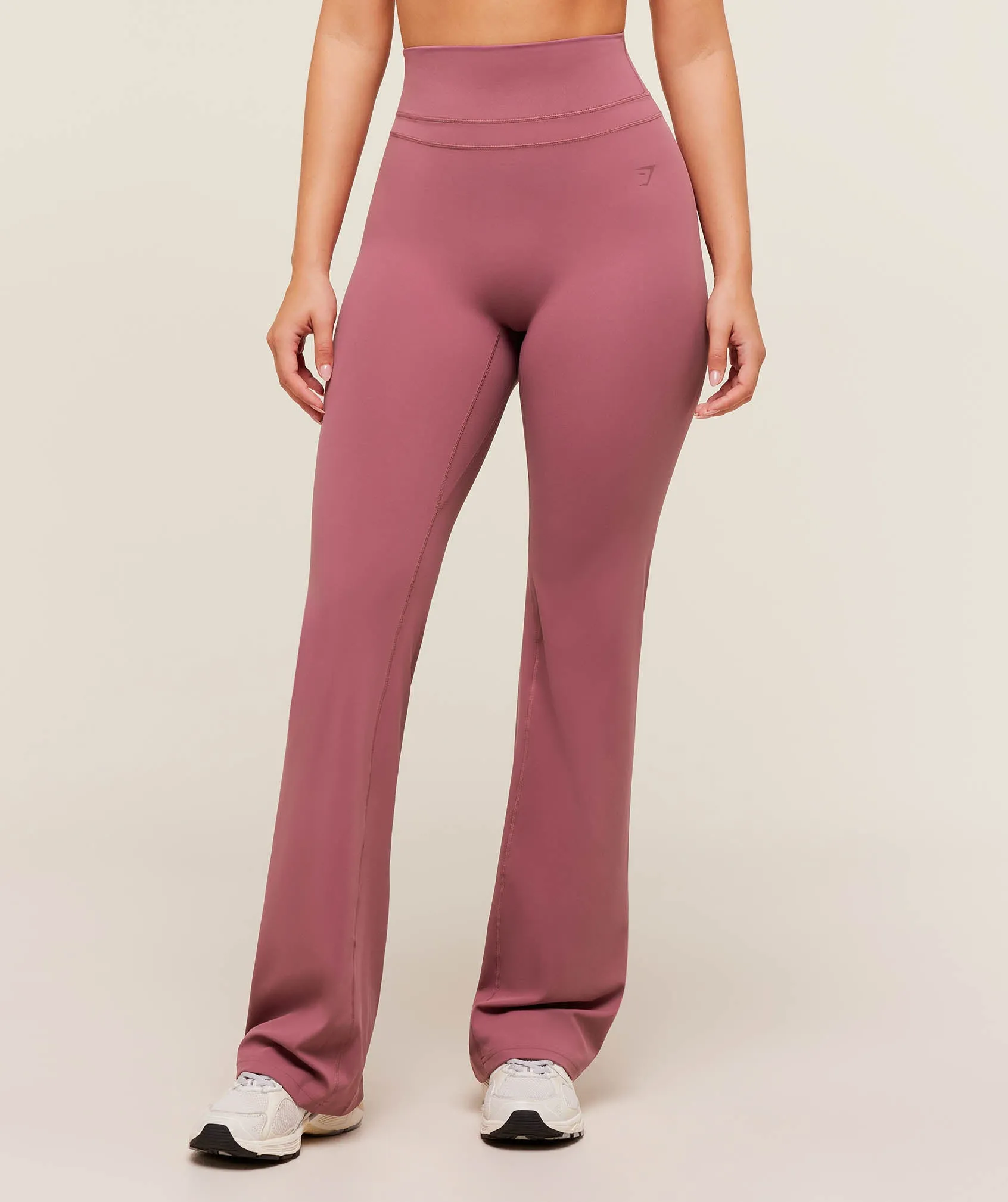Gymshark Whitney Flared Leggings Tall - Reset Pink sold by Gymshark